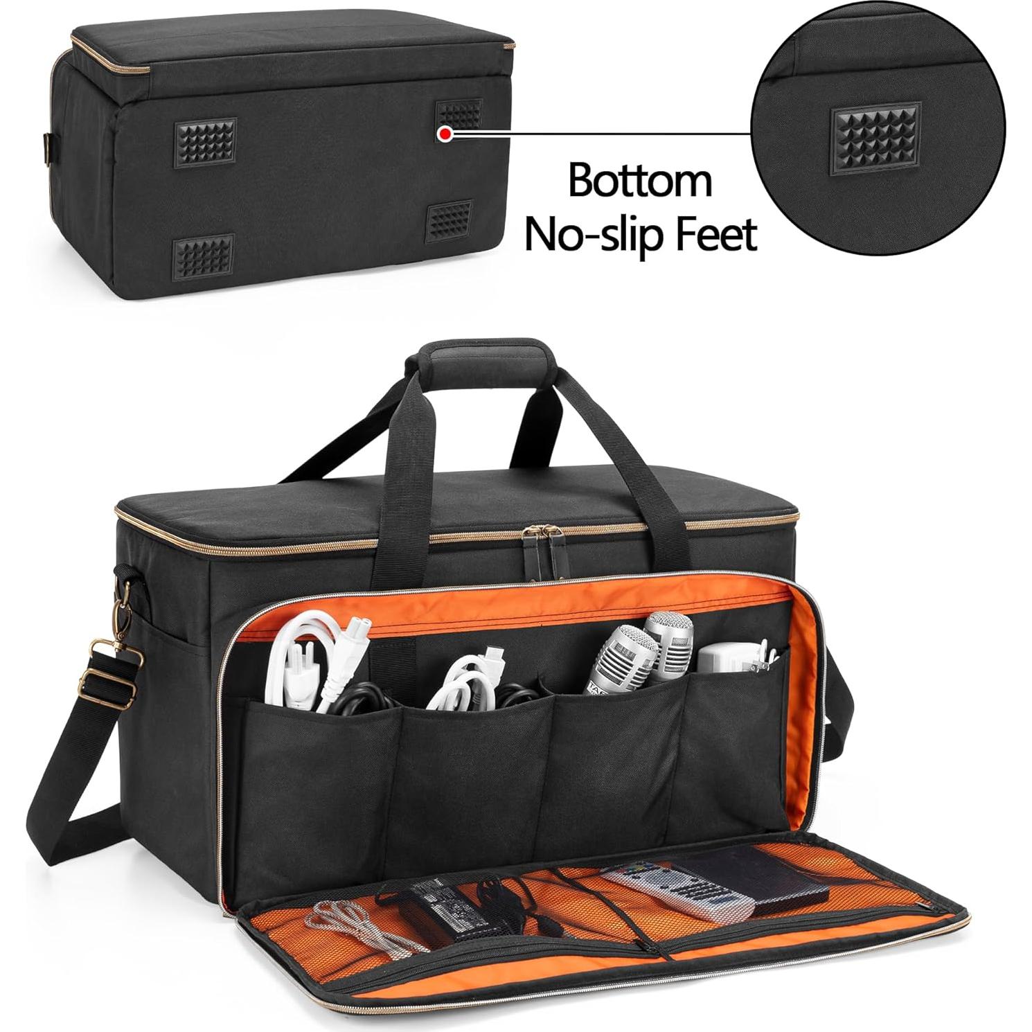 Bolsa Organizadora de Cables Trunab Grande para DJ 54.86x24.89x26.92cm