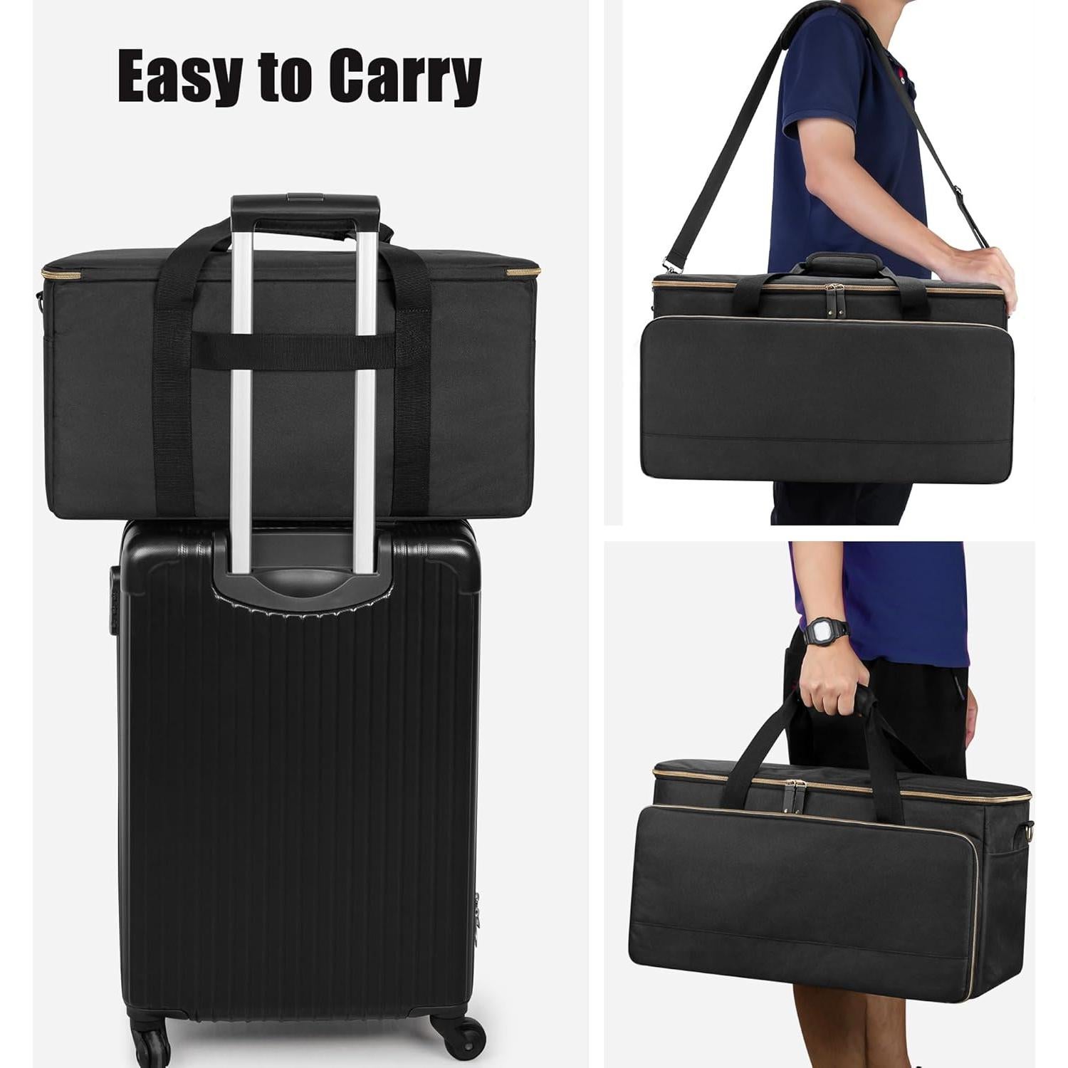 Bolsa Organizadora de Cables Trunab Grande para DJ 54.86x24.89x26.92cm