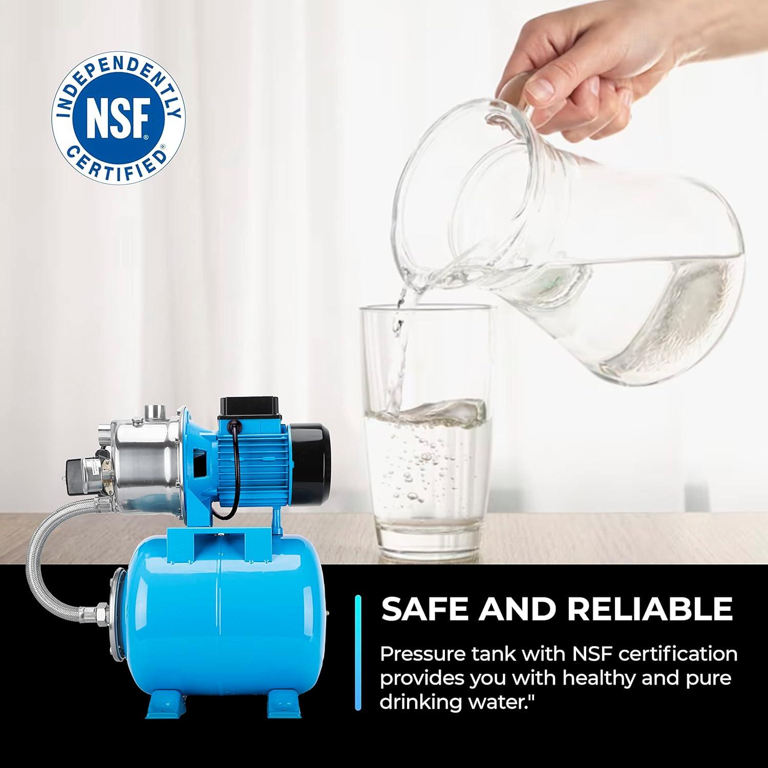 Bomba de Pozo Profundo BOMGIE 1.5HP Acero Inoxidable 1200GPH