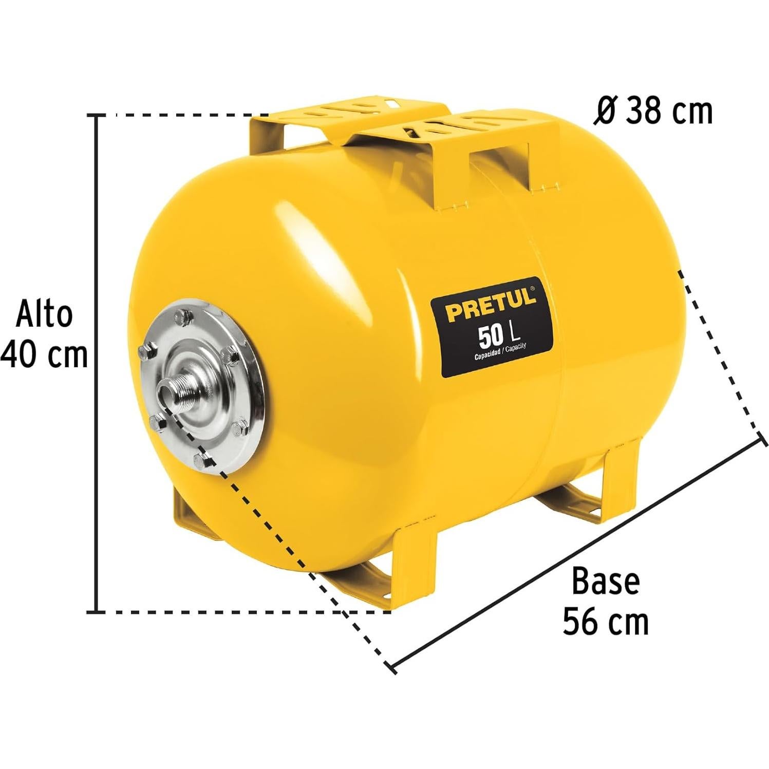 Bomba de tanque hidropneumático Pretul HIDR-1 2X50P 9.1 kg