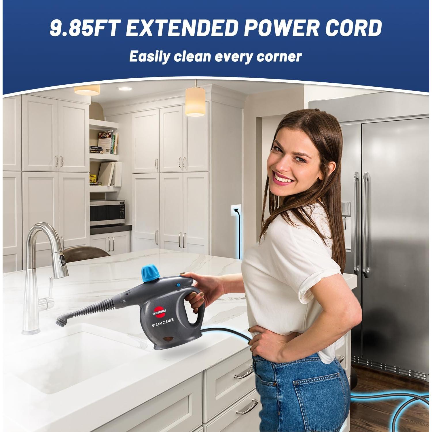 Limpiador de Vapor de Mano Outspurge YX05-024 350ml Gris