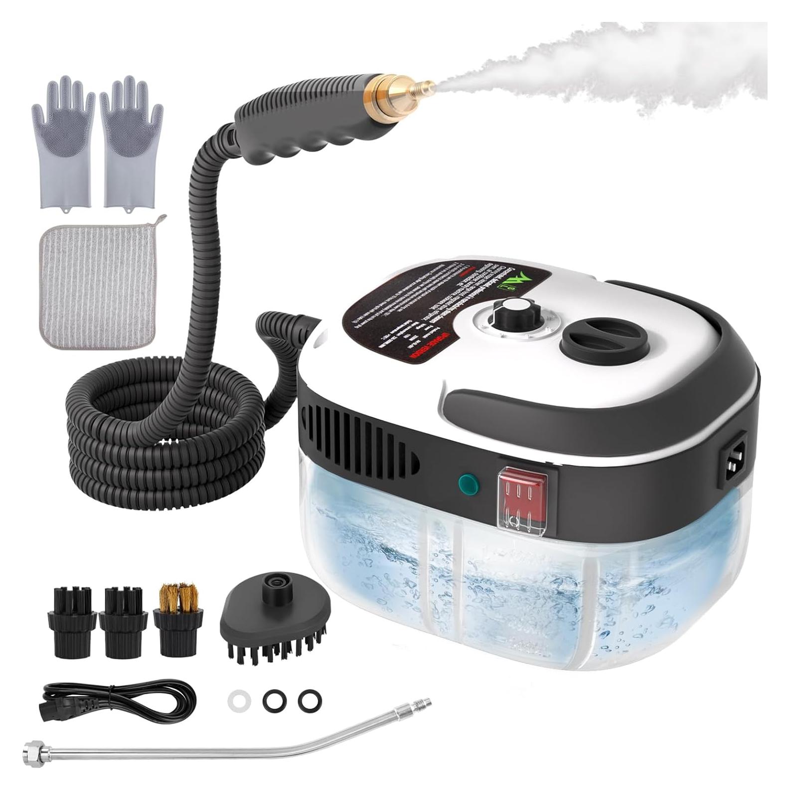 Limpiador de Vapor Portátil STRCEAT 2500W 1L Blanco