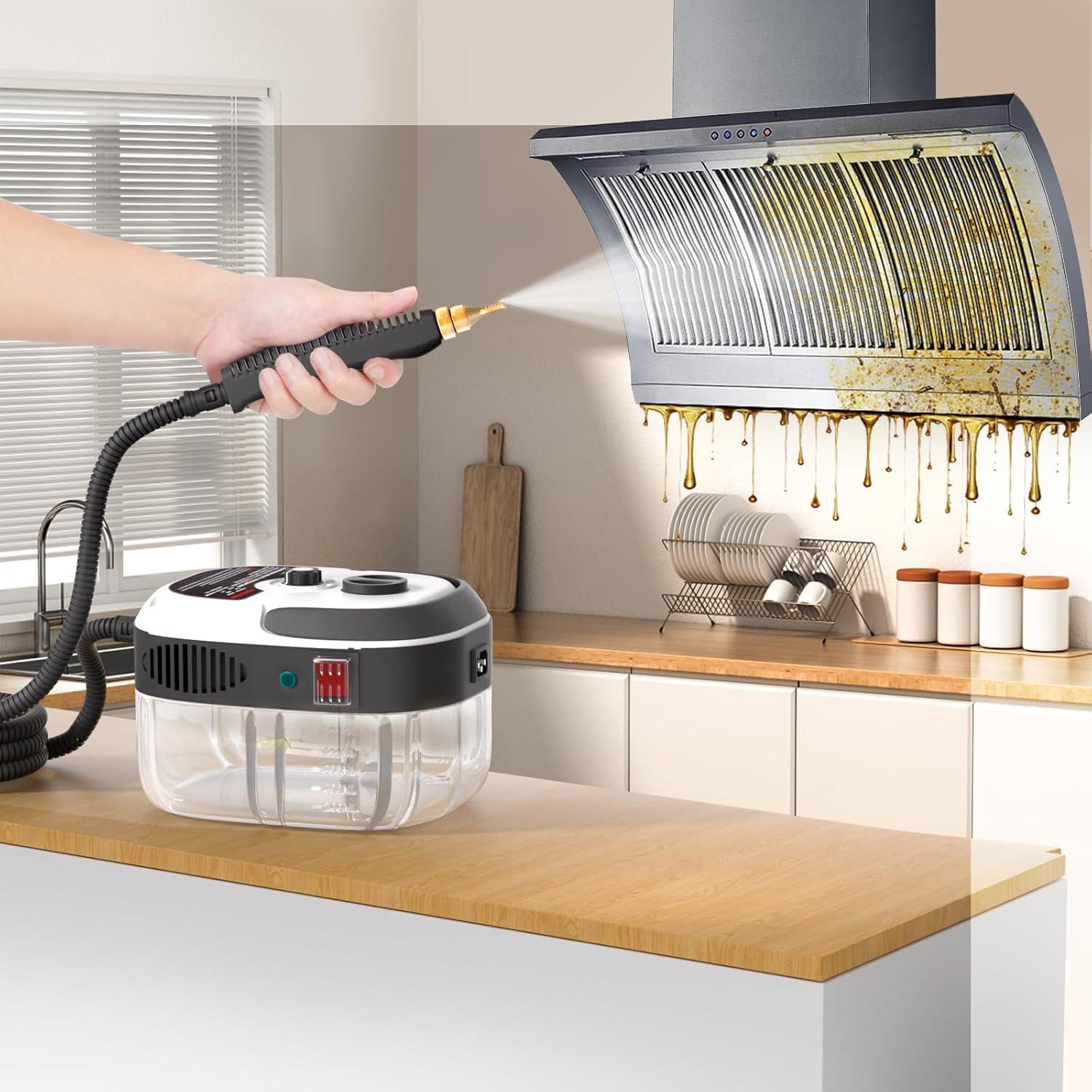 Limpiador de Vapor Portátil STRCEAT 2500W 1L Blanco