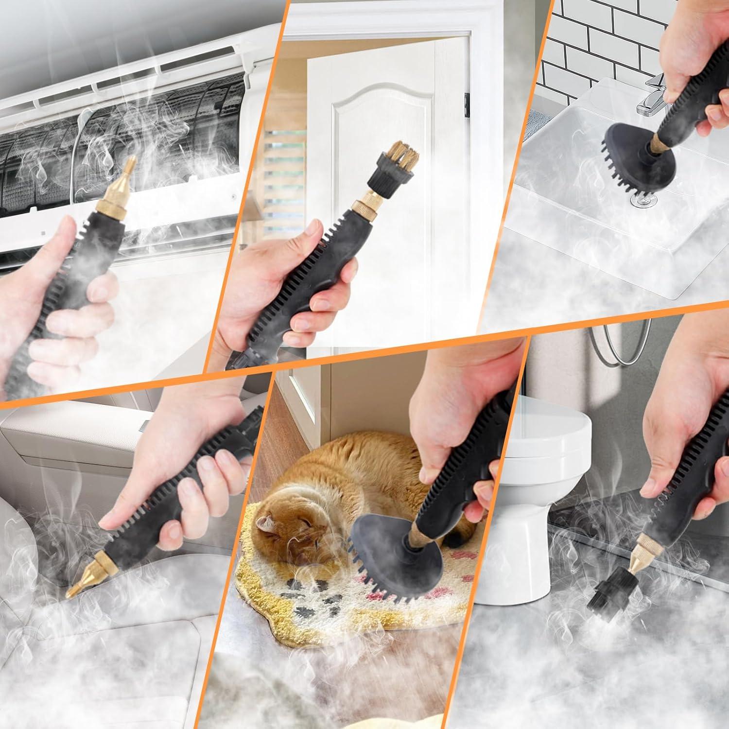 Limpiador de Vapor Portátil STRCEAT 2500W 1L Blanco