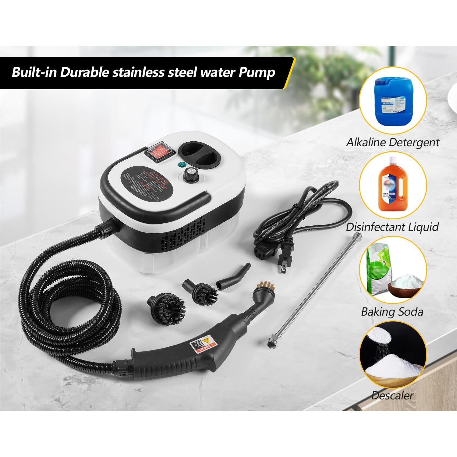 Limpiador a Vapor 7 en 1 Foandbevi 2500W 1200ml Multi-Superficie