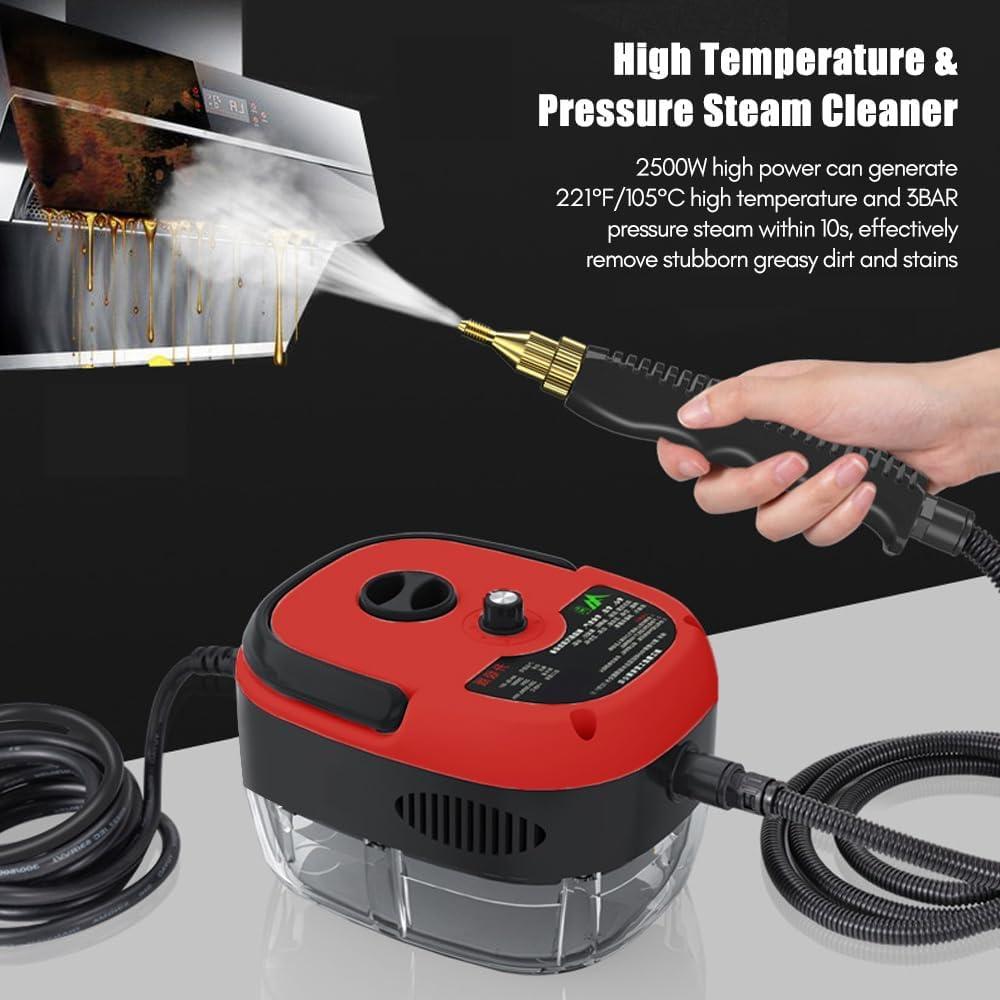 Limpiador de Vapor de Mano Irishom 2500W 1L Rojo