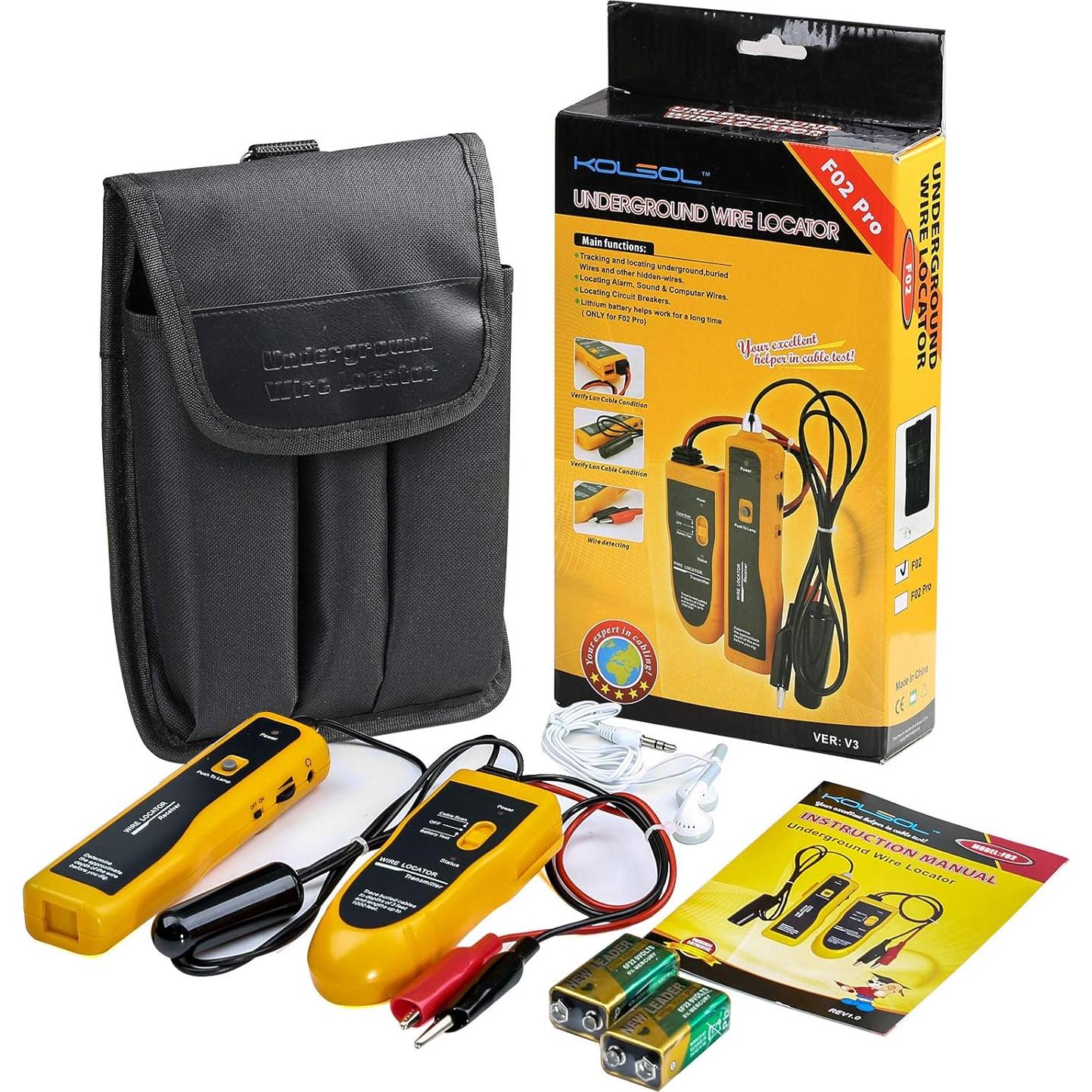 Localizador de Cable Subterráneo F02 Kolsol - 0.91m Profundidad