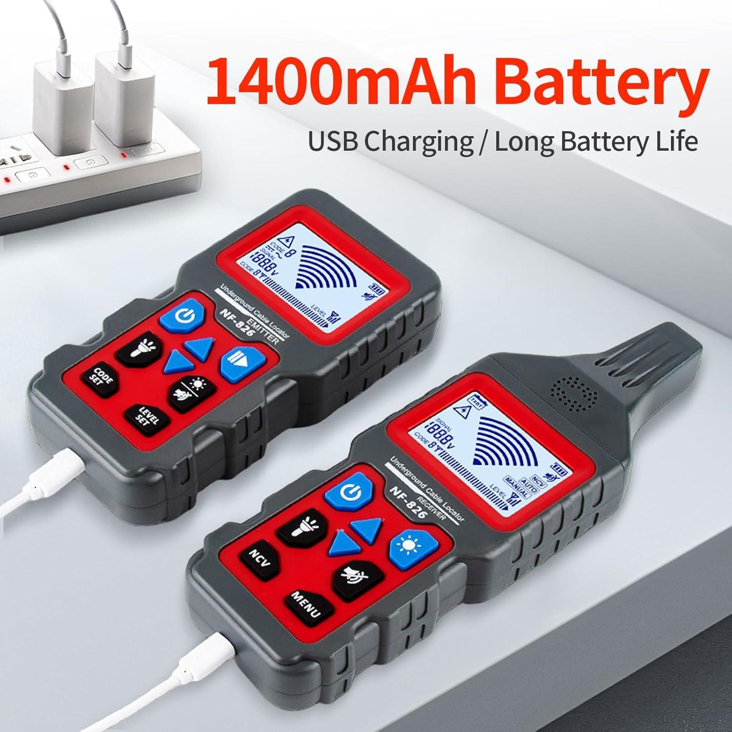 Localizador de Cables Subterráneos Noyafa NF-826 - Alta Precisión