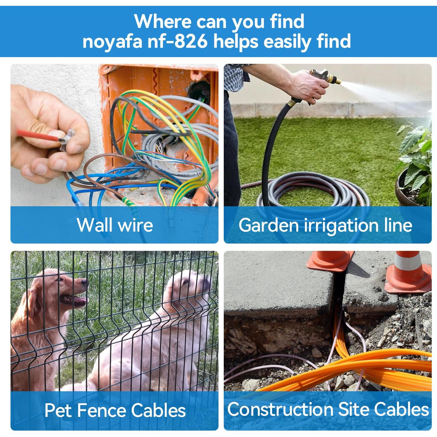 Localizador de Cables Subterráneos Noyafa NF-826 - Alta Precisión