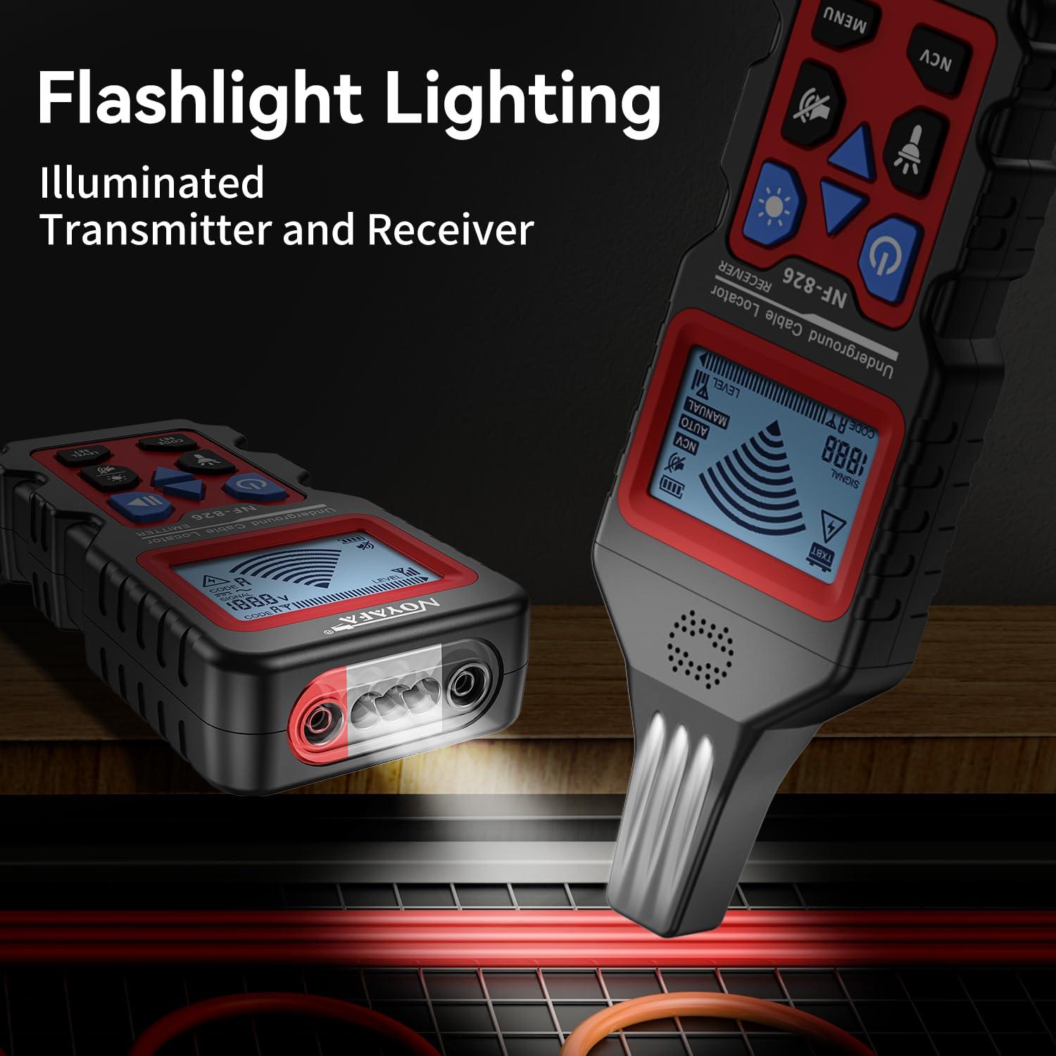 Localizador de Cables Subterráneos Noyafa NF-826 - Alta Precisión