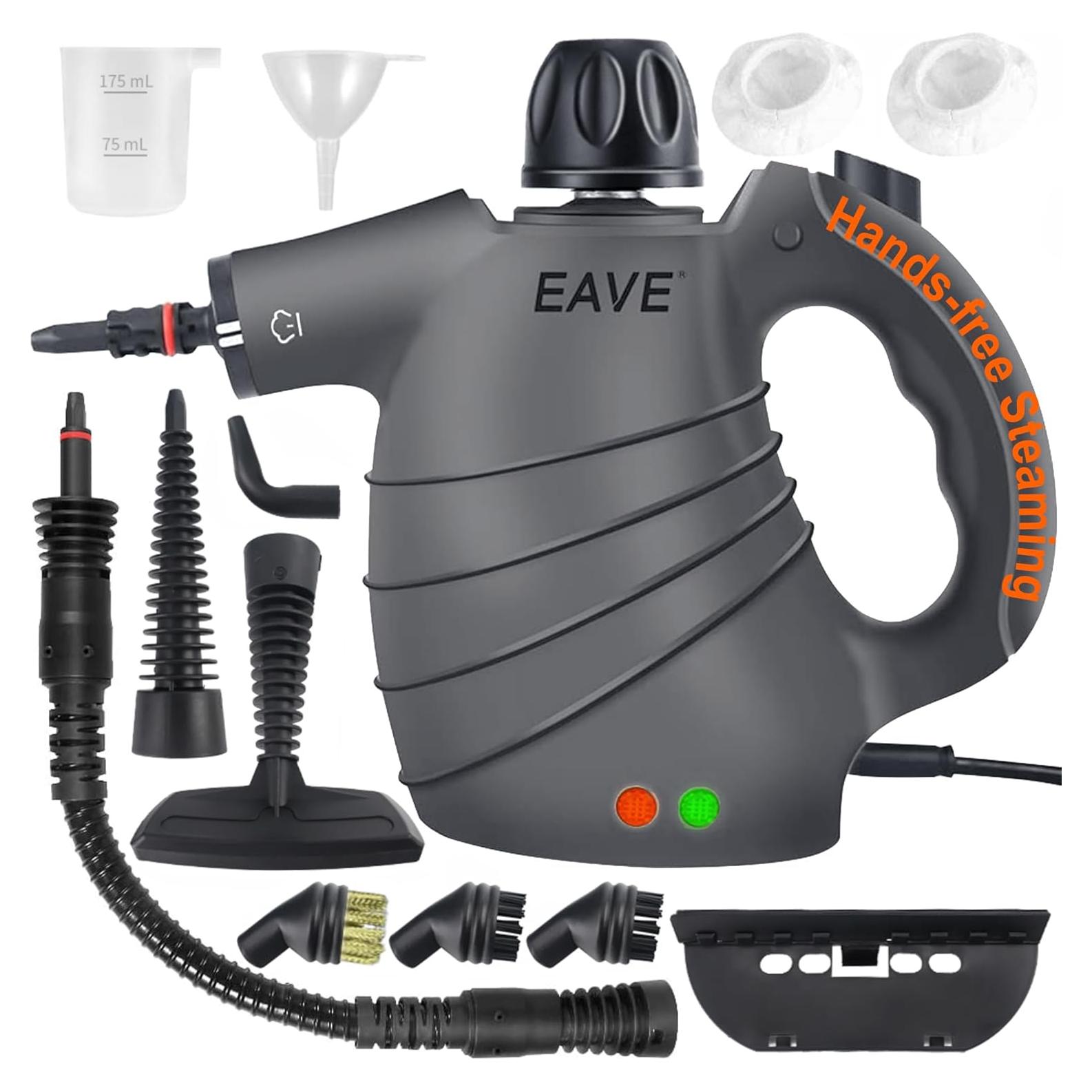 Limpiador de Vapor de Mano Eave 1050W 450ml Portátil