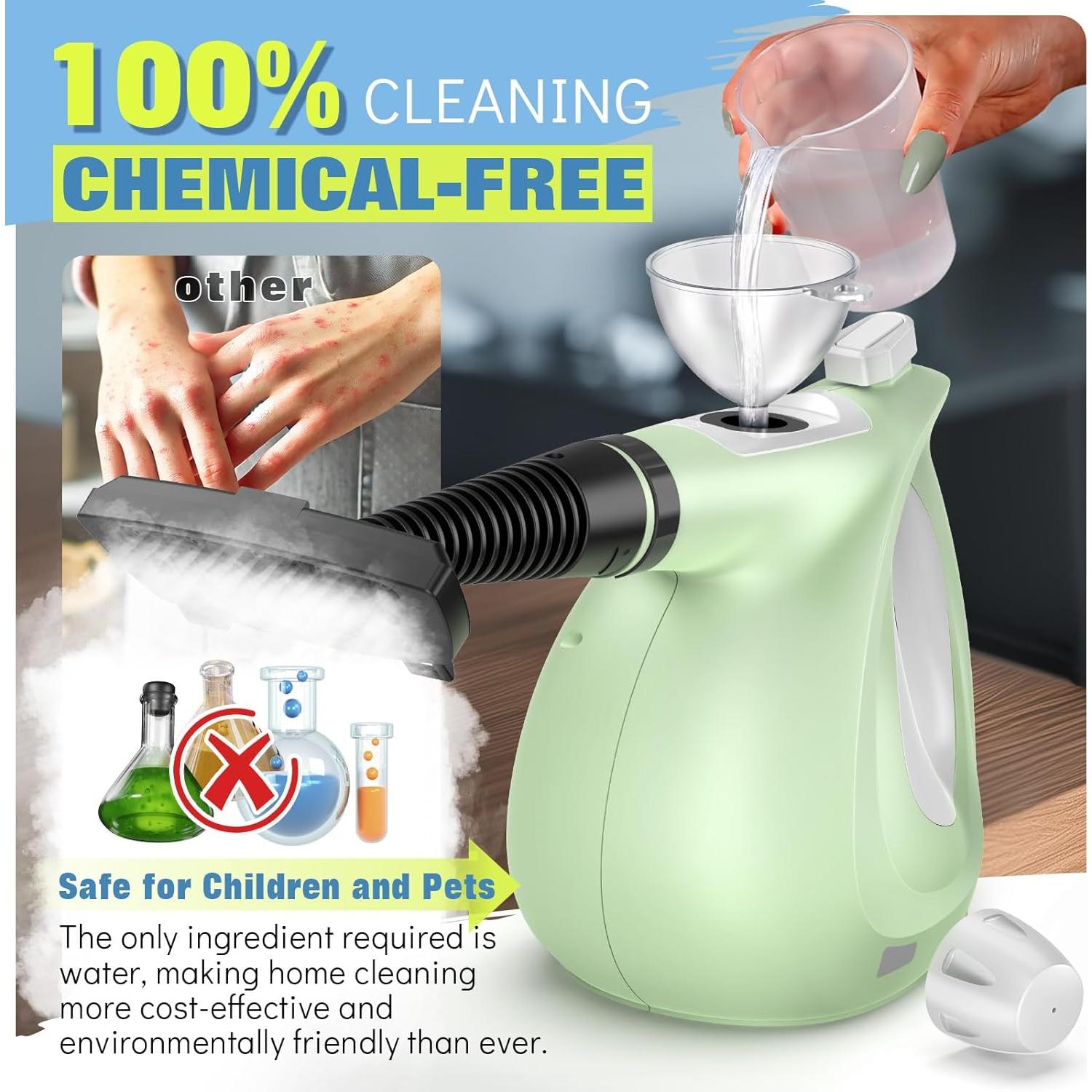 Limpiador a Vapor Vivibyan 350ml 1200W Multi-Superficie