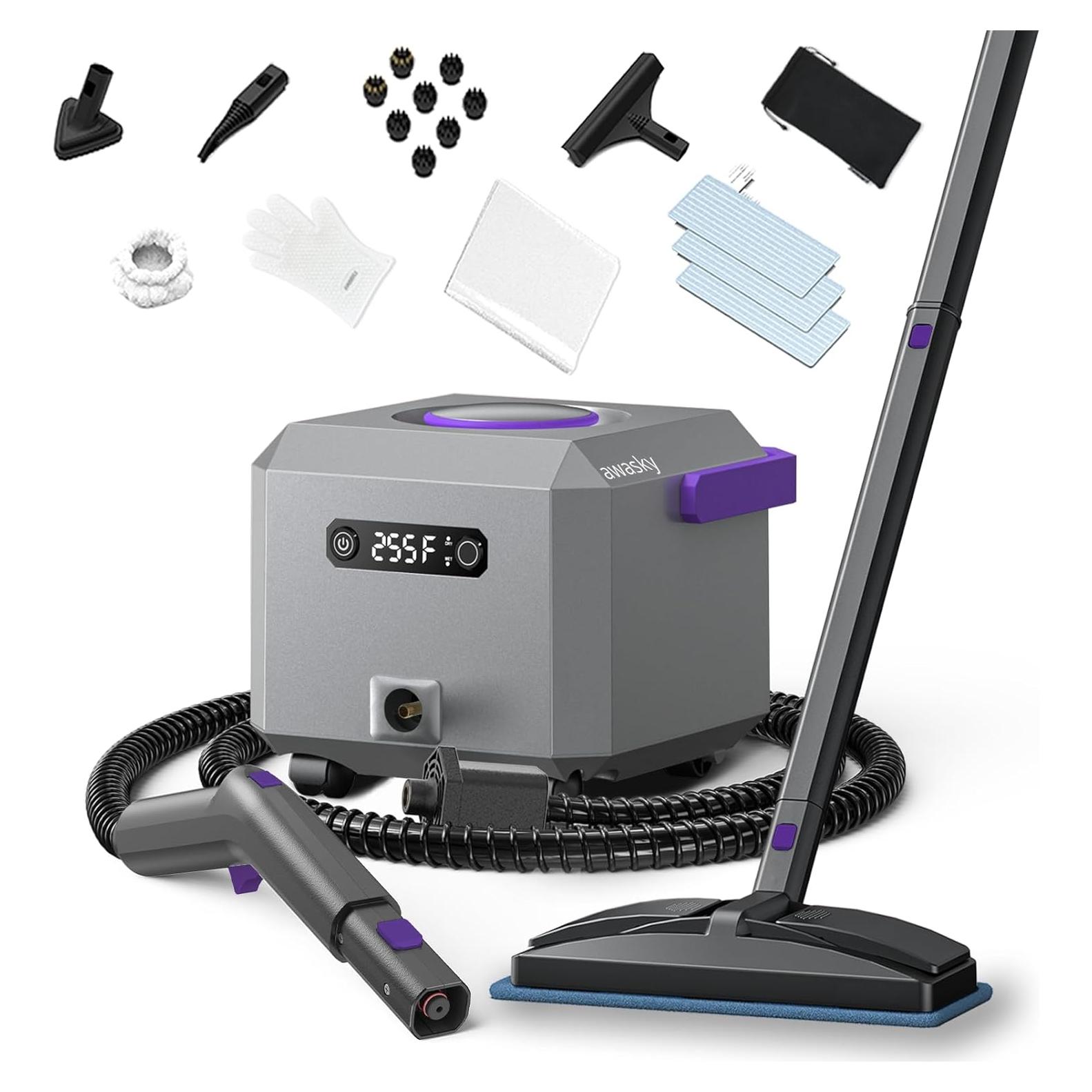 Limpiador de Vapor Awasky GB-160STEAM 2.2L 21 Accesorios