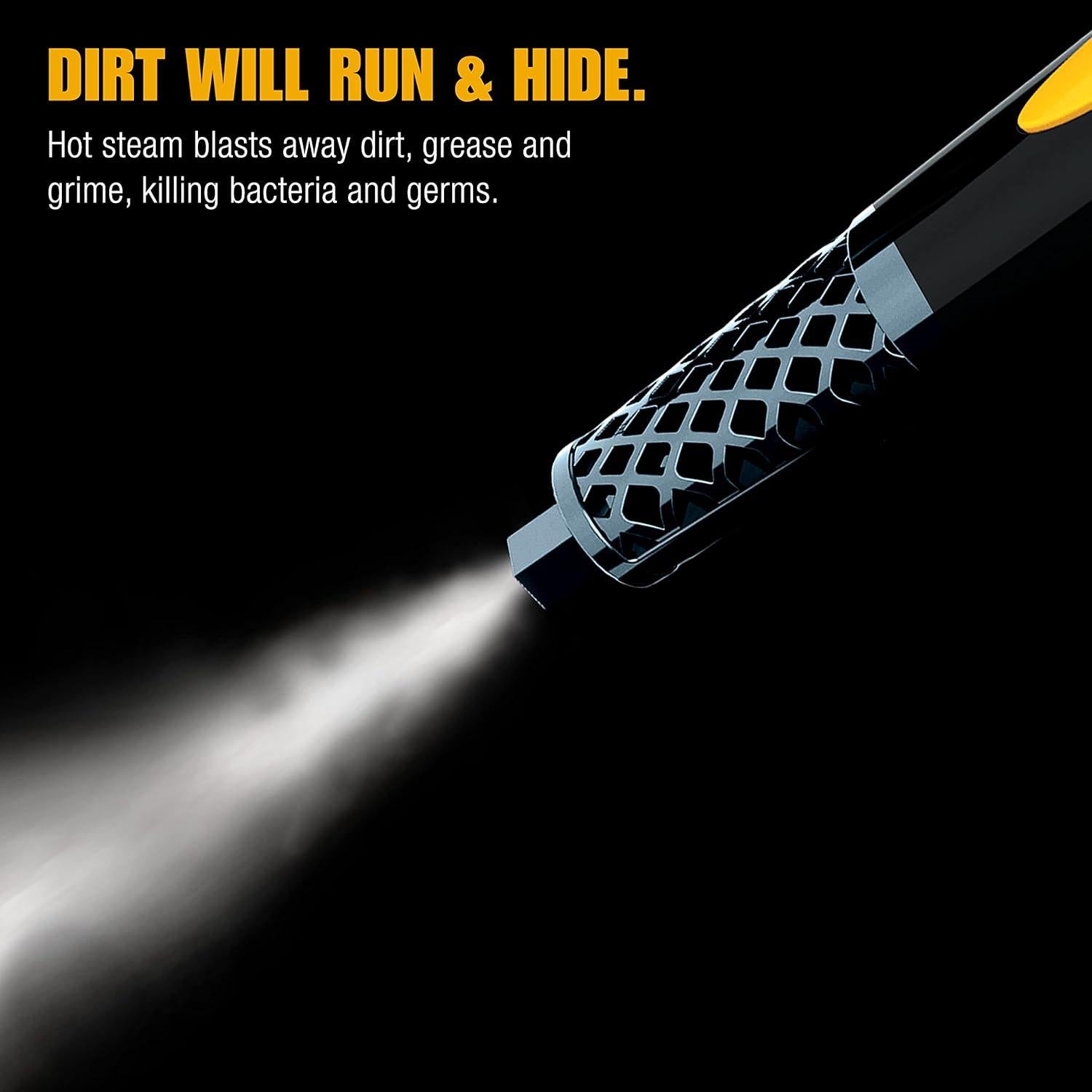 Limpiador de vapor McCulloch MC1230, 900W, 11 accesorios