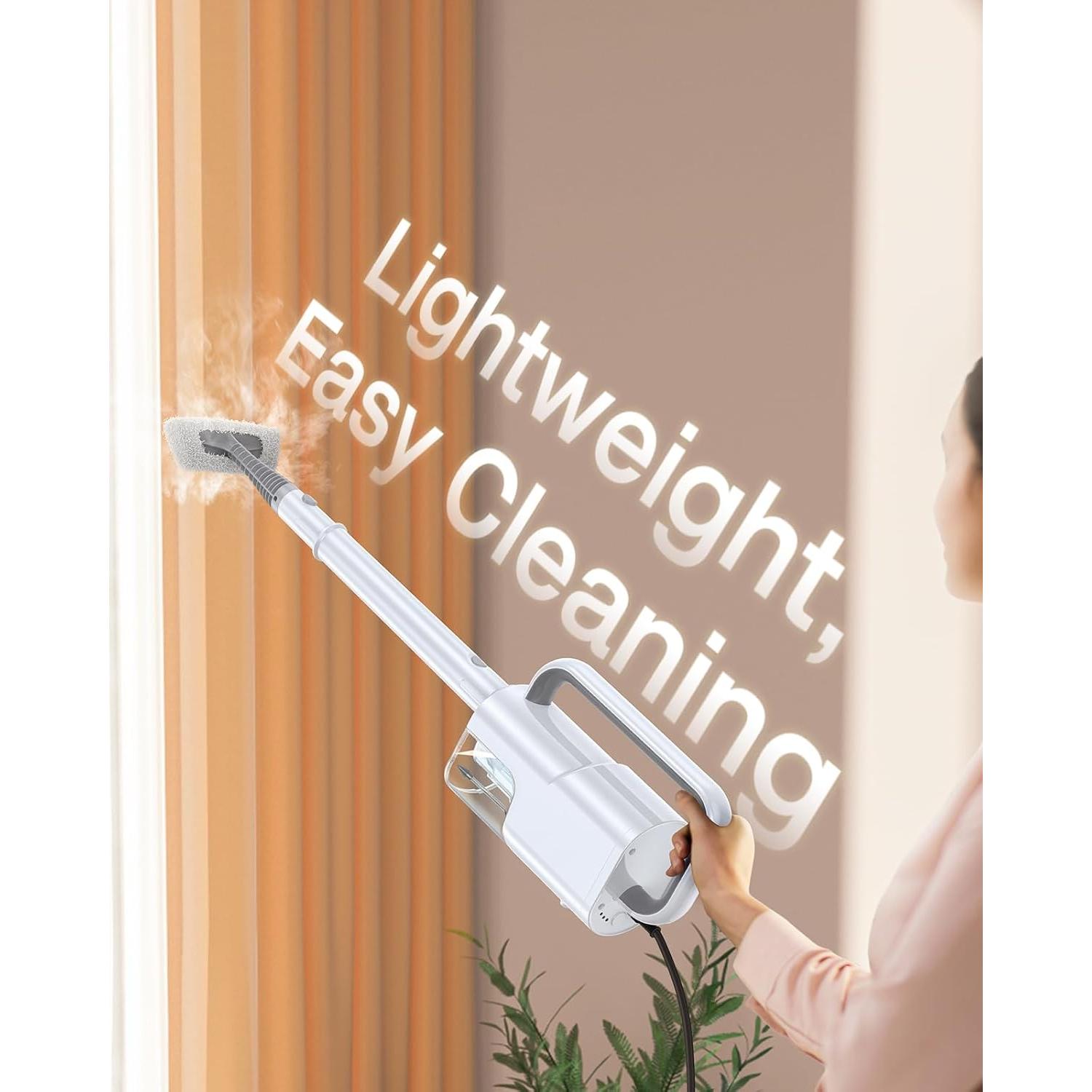 Mopa de Vapor LABIGO KS-7883 10-en-1 350ml 1200W Blanco