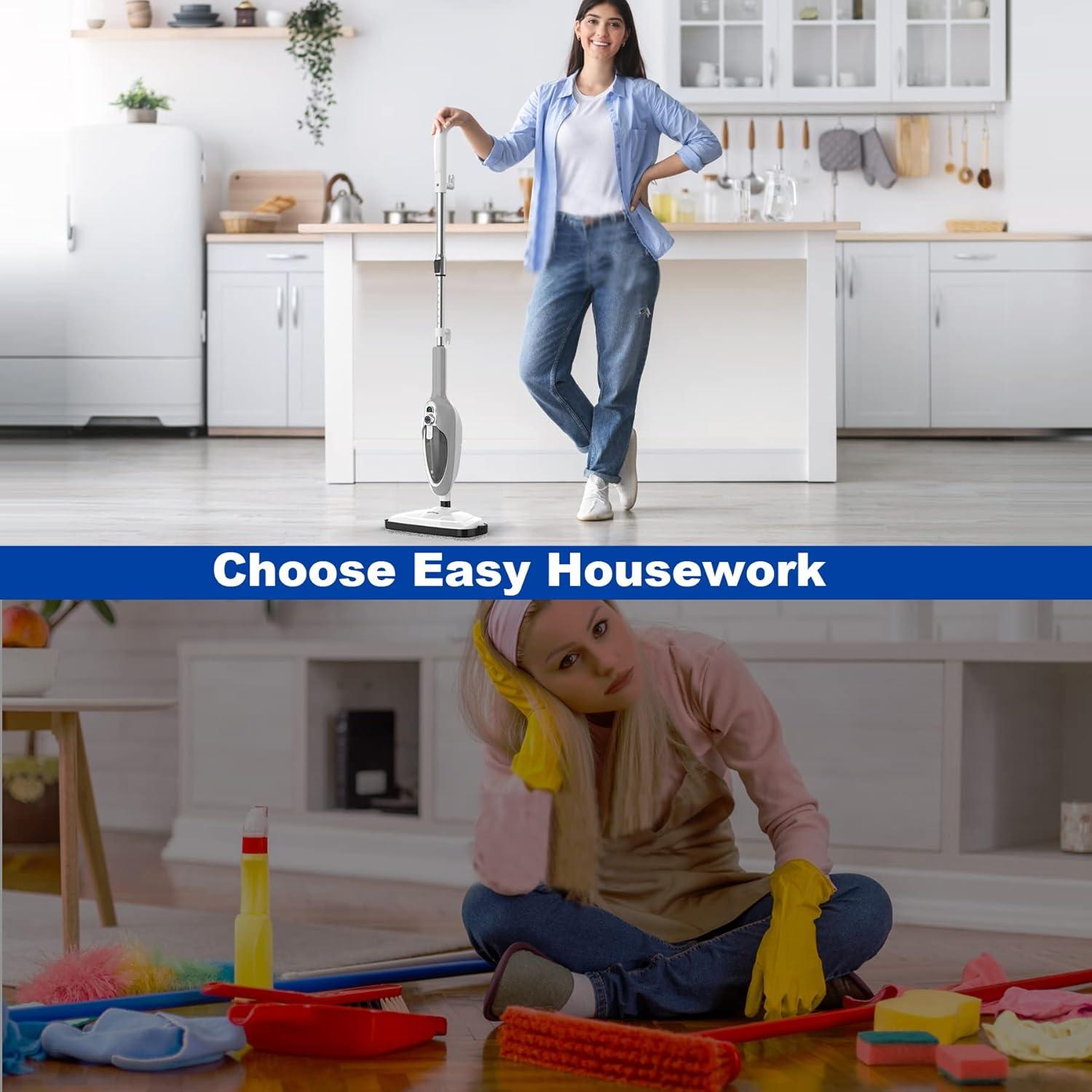 Mopa de Vapor GorFanty GF-6610 10 en 1 Portátil 300ml