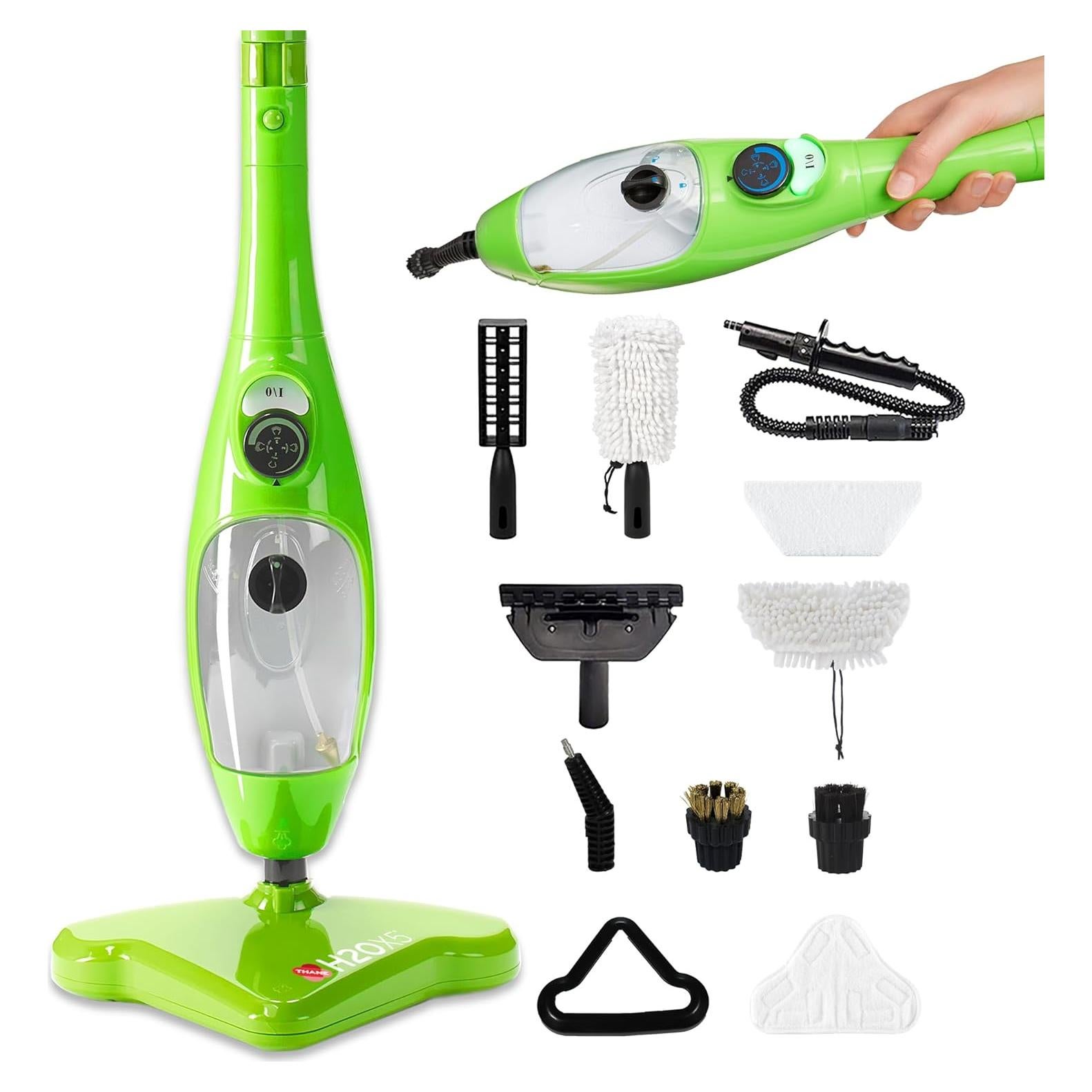 Mopa de Vapor H2O X5 5-en-1 Multiusos 1300W Altura Ajustable