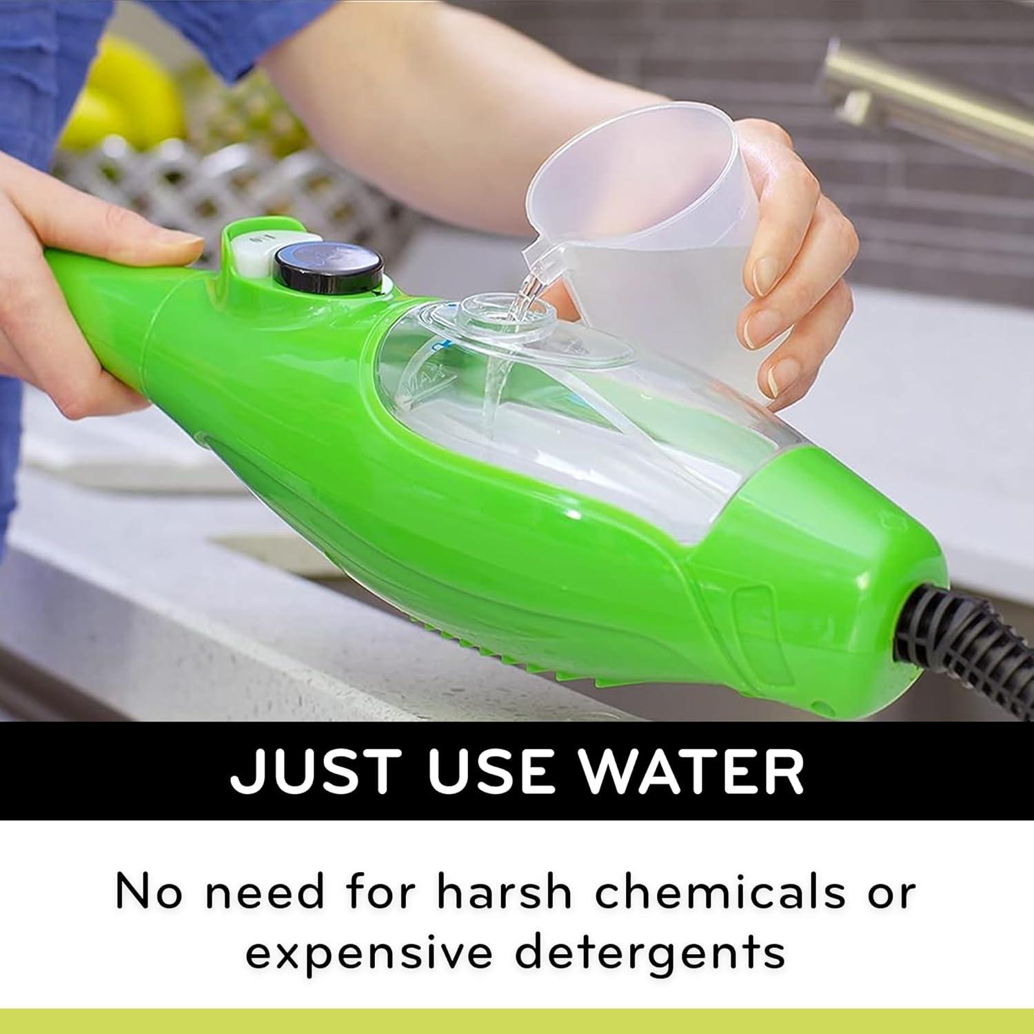 Mopa de Vapor H2O X5 5-en-1 Multiusos 1300W Altura Ajustable