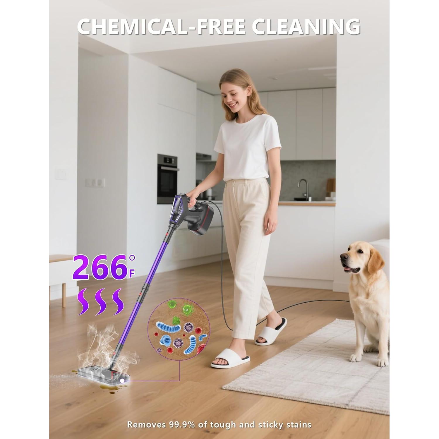 Mopa de Vapor WVSAW HD-QJ306 1300W 29-en-1 para Pisos