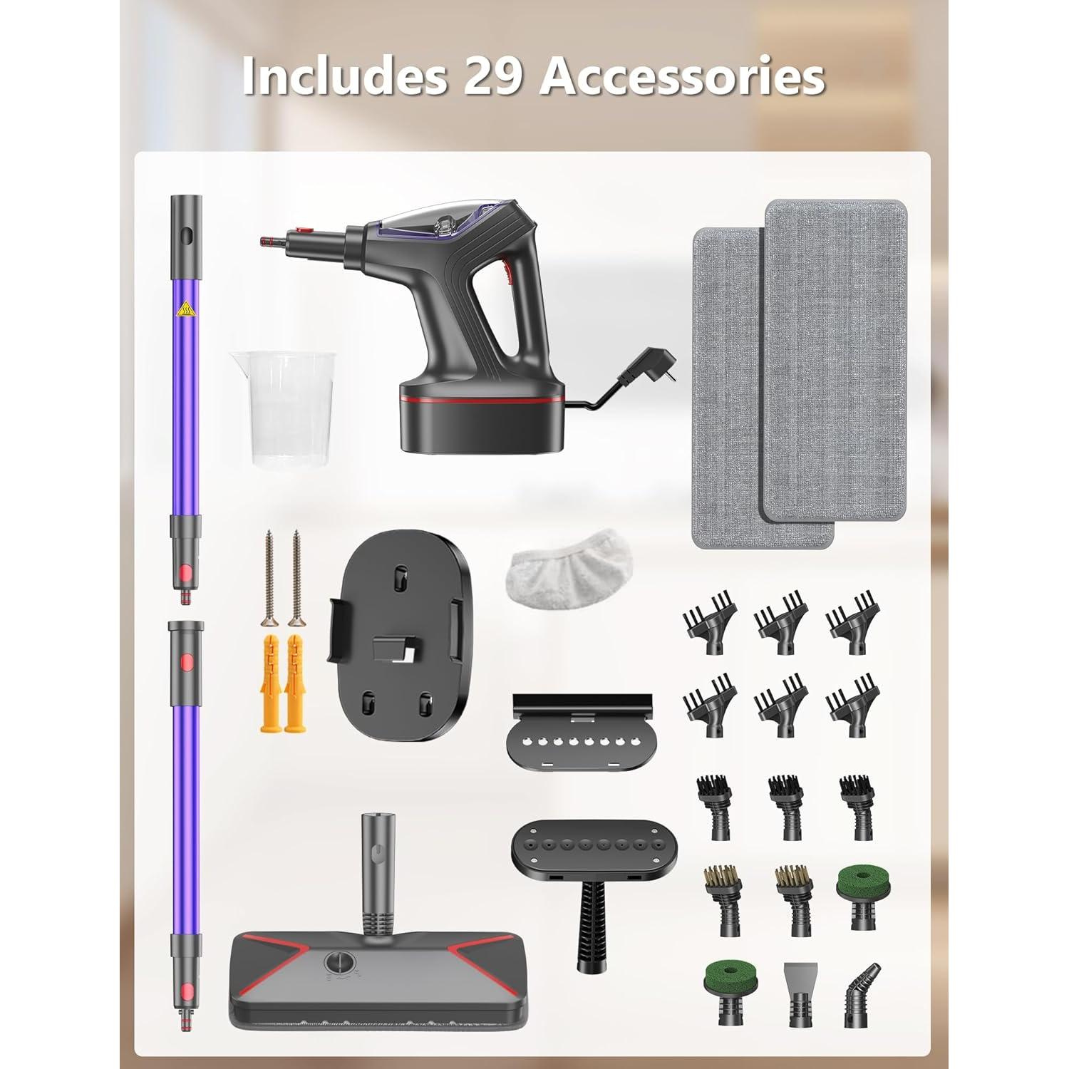 Mopa de Vapor WVSAW HD-QJ306 1300W 29-en-1 para Pisos