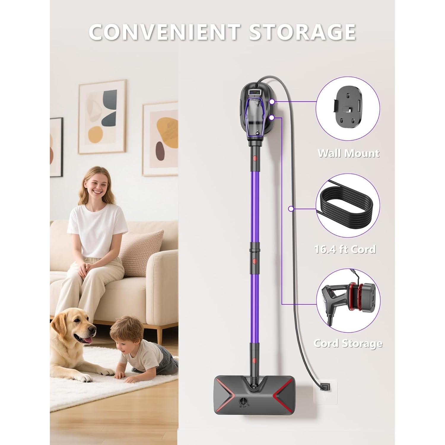 Mopa de Vapor WVSAW HD-QJ306 1300W 29-en-1 para Pisos