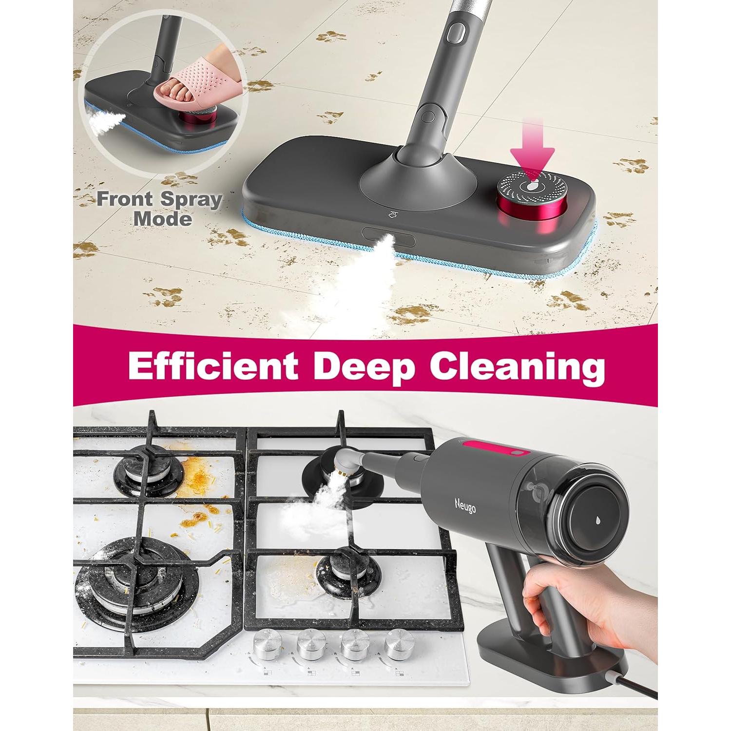 Mopa de Vapor Neugo NE055 1500W 110°C Multiusos 7 en 1