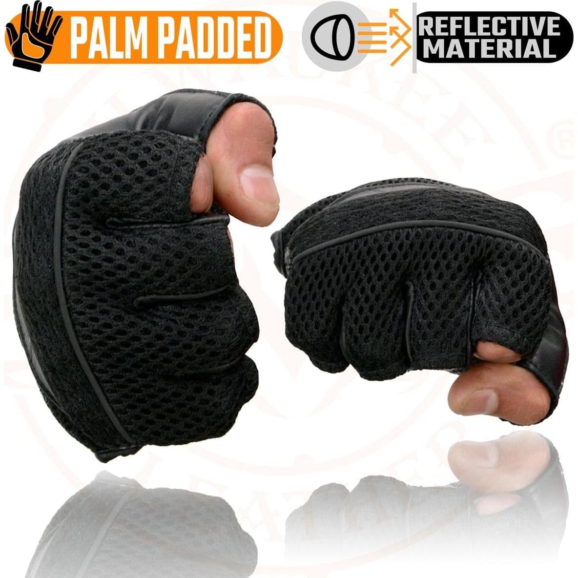 Guantes de Motocicleta Milwaukee Leather 3X-Large Sin Dedos