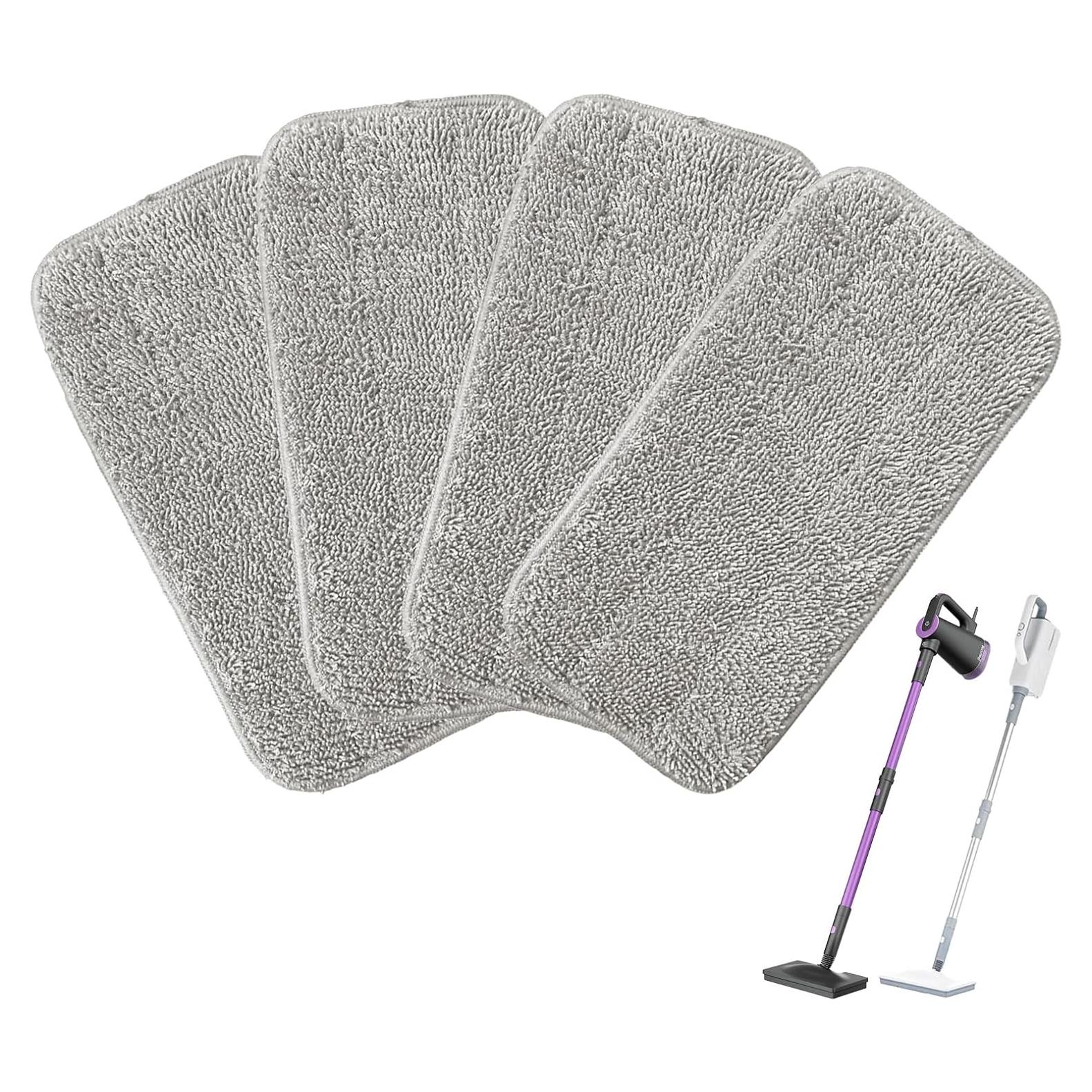 4 Almohadillas de Vapor Reutilizables OuhDvgny para Limpiador SLSM-001