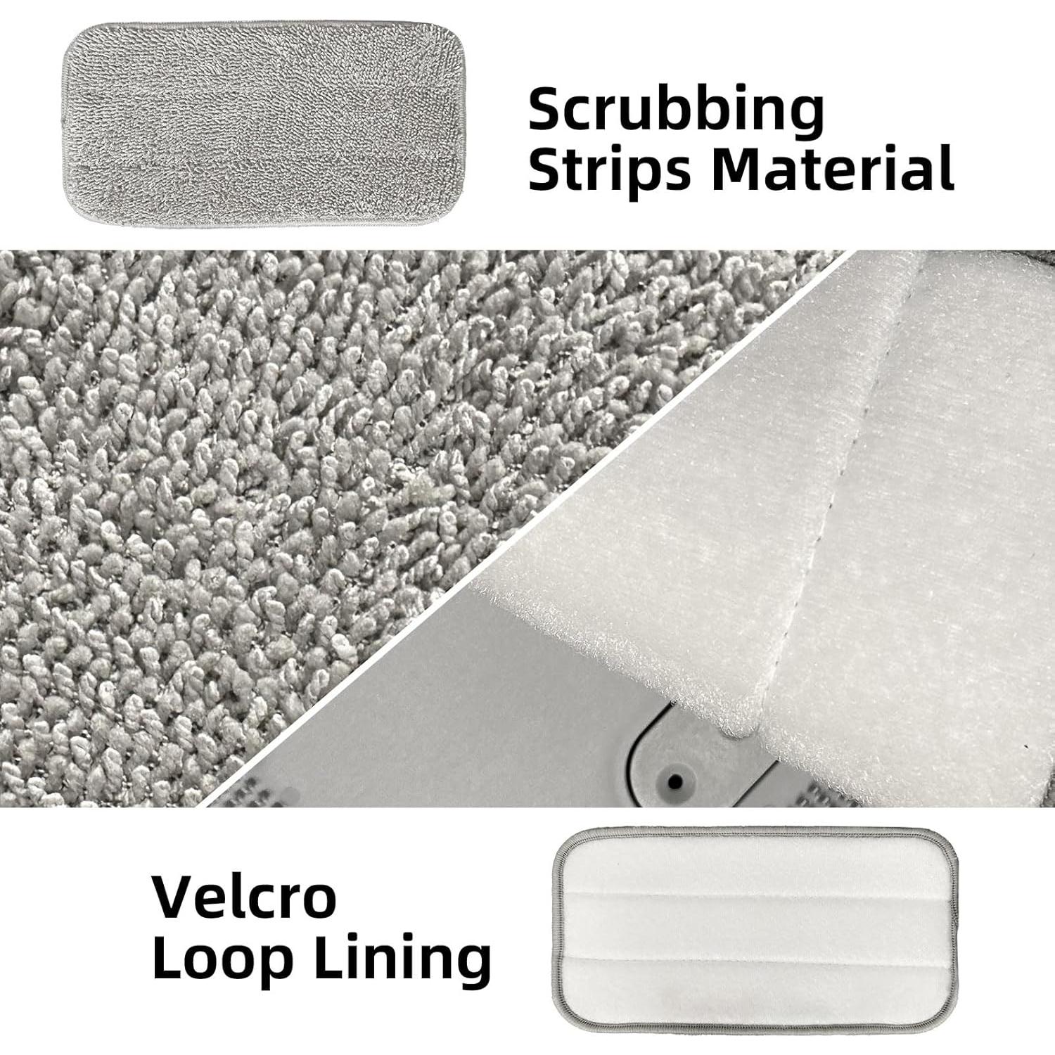 4 Almohadillas de Vapor Reutilizables OuhDvgny para Limpiador SLSM-001