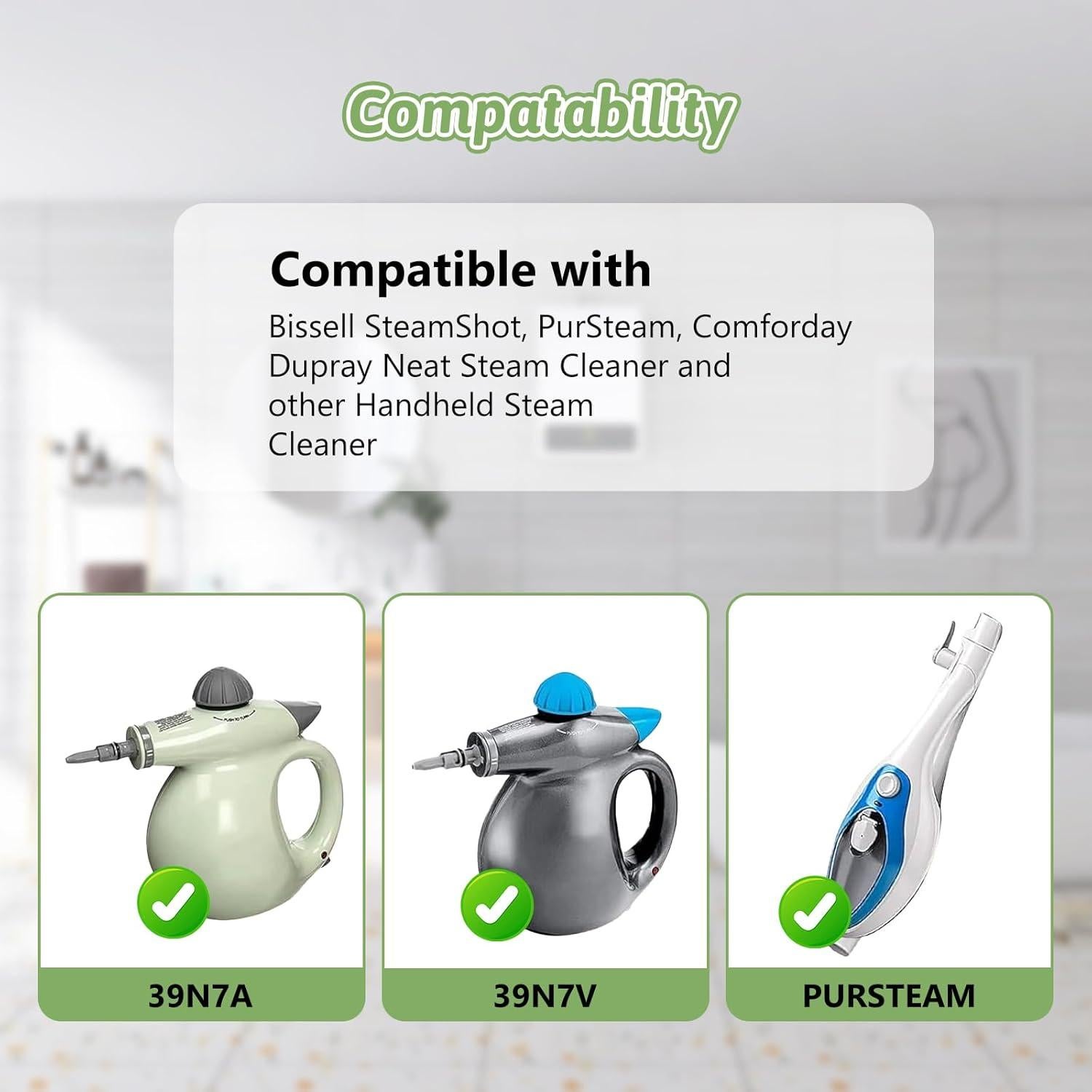 Paquete de 10 paños de microfibra para limpiadores de vapor