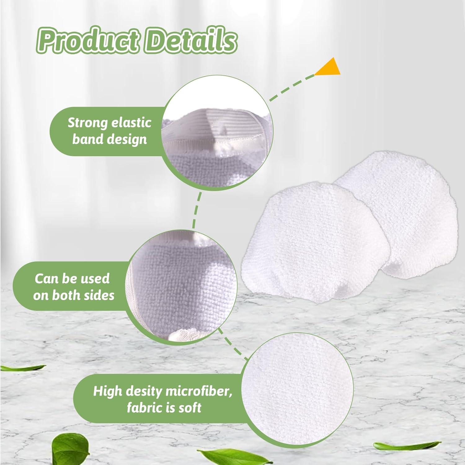 Paquete de 10 paños de microfibra para limpiadores de vapor