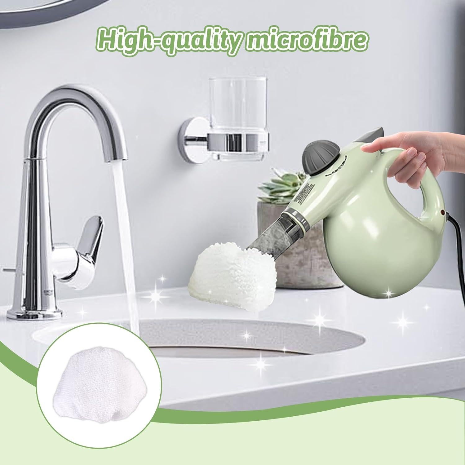 Paquete de 10 paños de microfibra para limpiadores de vapor