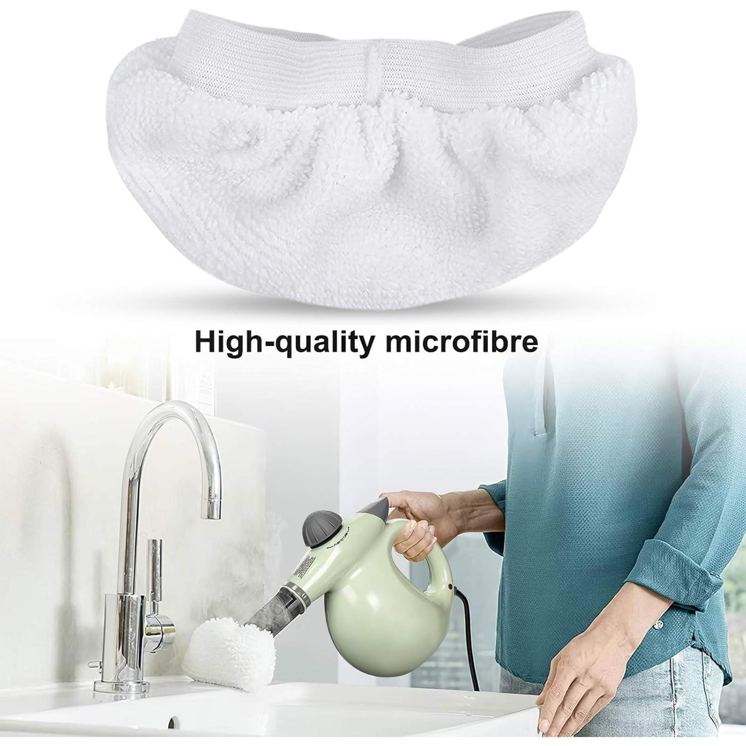 Paños de Microfibra KEEPOW para Limpiadores de Vapor - 8 Pzas