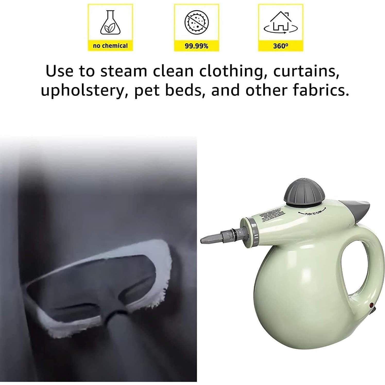 Paños de Microfibra KEEPOW para Limpiadores de Vapor - 8 Pzas