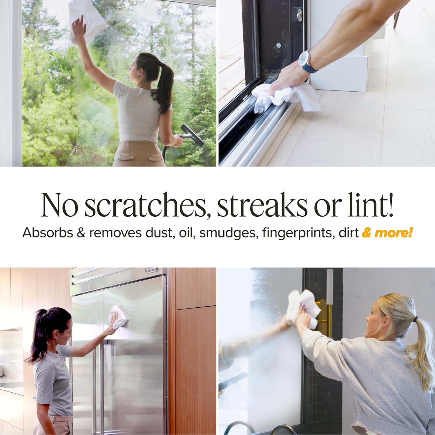 Paquete de 10 Bonetes de Microfibra Lavables Dupray