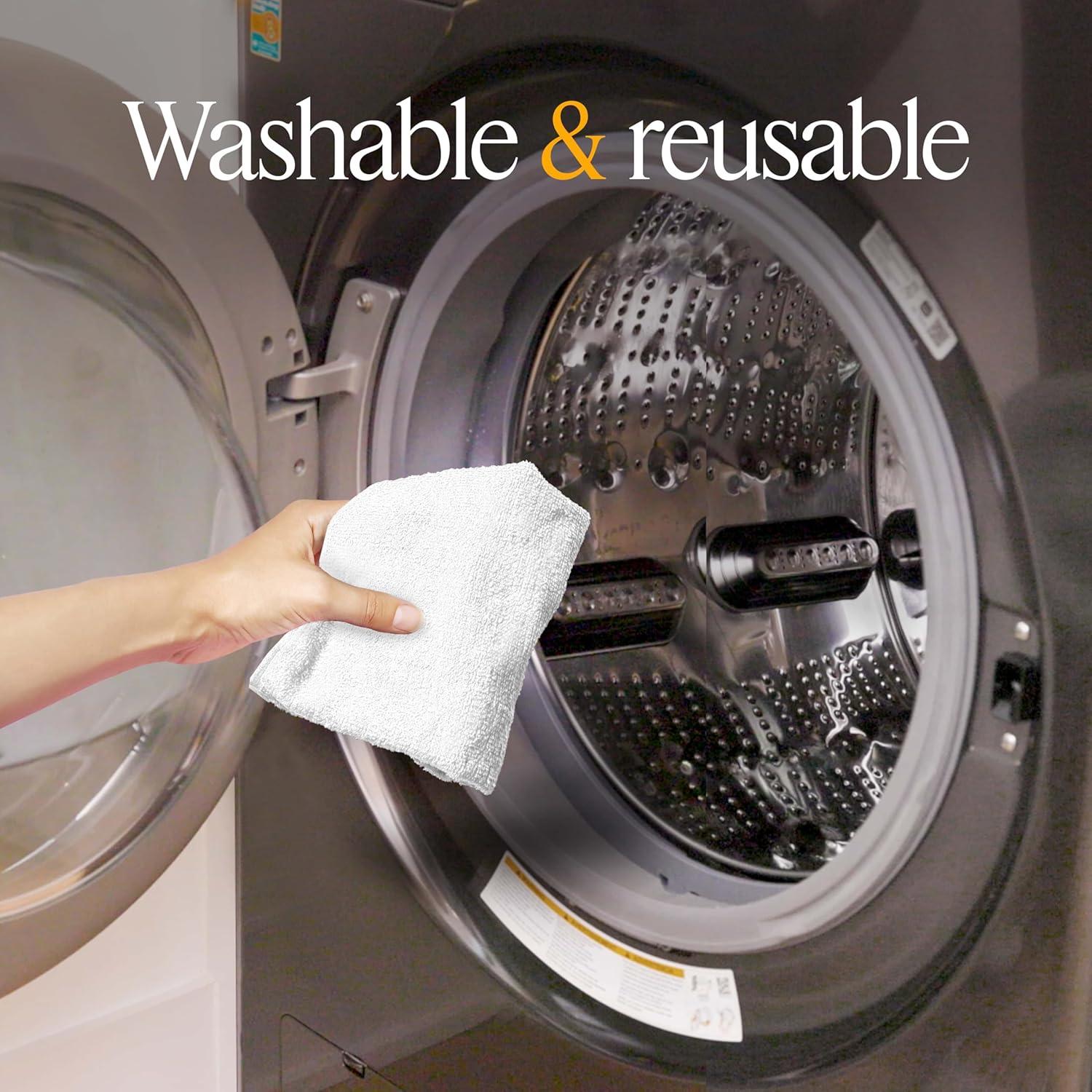 Paquete de 10 Bonetes de Microfibra Lavables Dupray