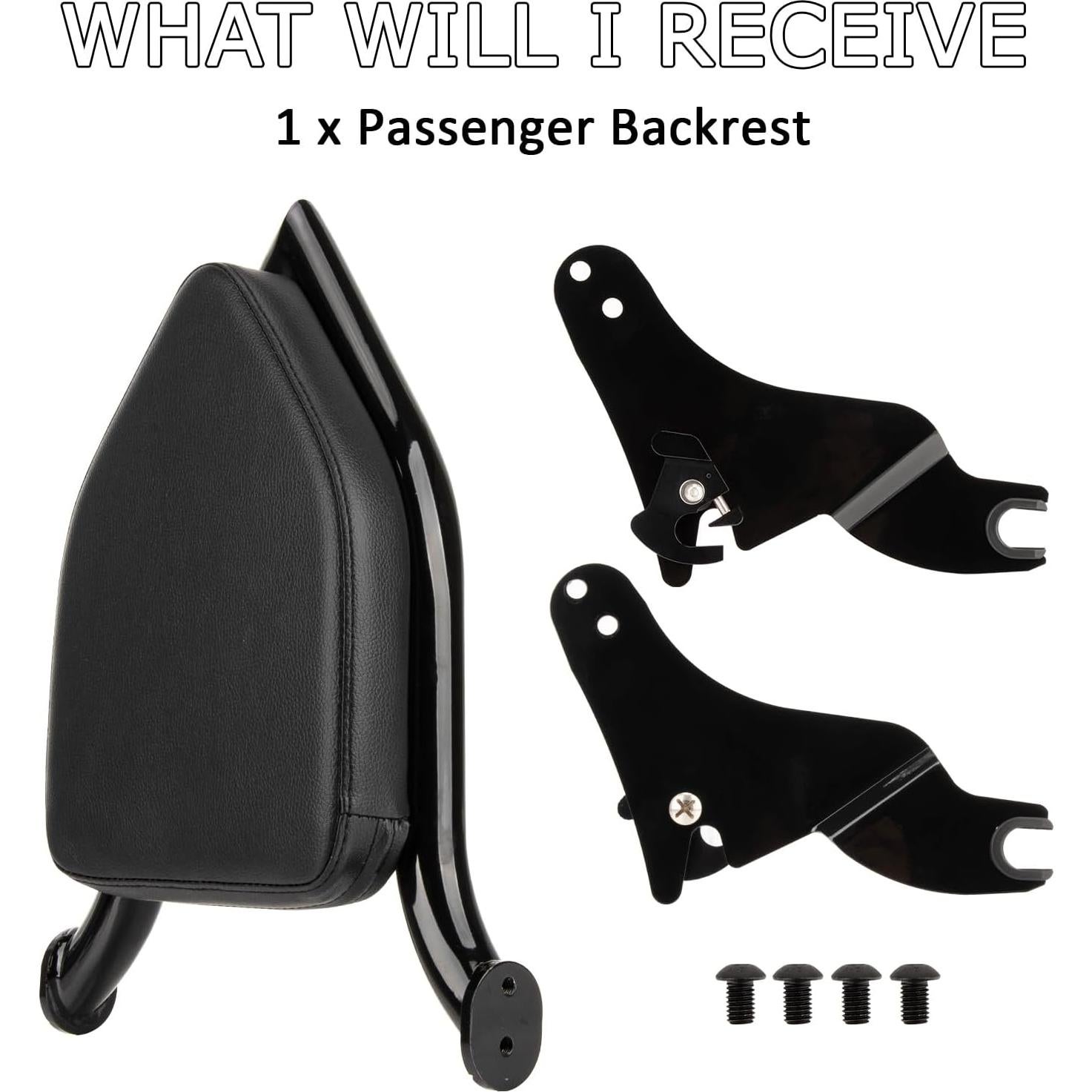 Sissy Bar Desmontable PSLER para Pasajero Touring 2009-2024