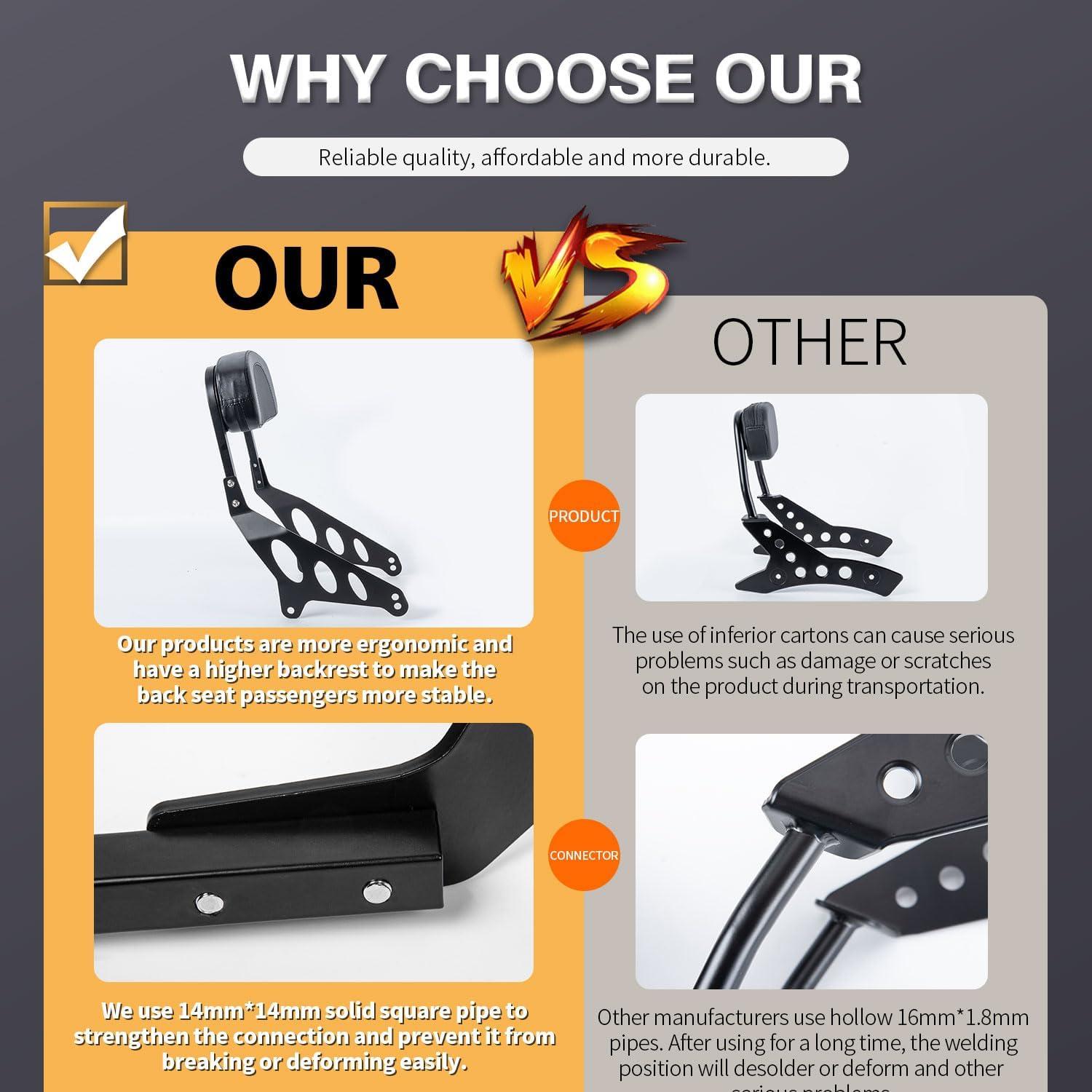 Respaldo Trasero para Pasajero FATExpress CMX1100 2021-2024