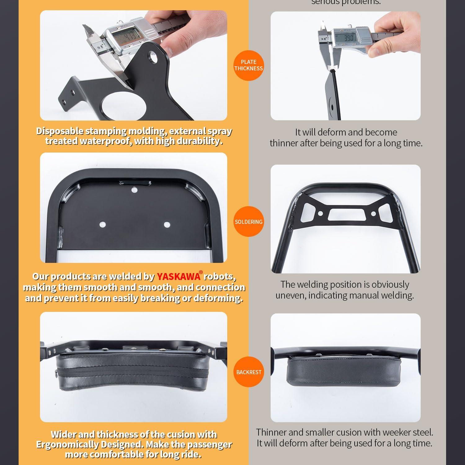Respaldo Trasero para Pasajero FATExpress CMX1100 2021-2024
