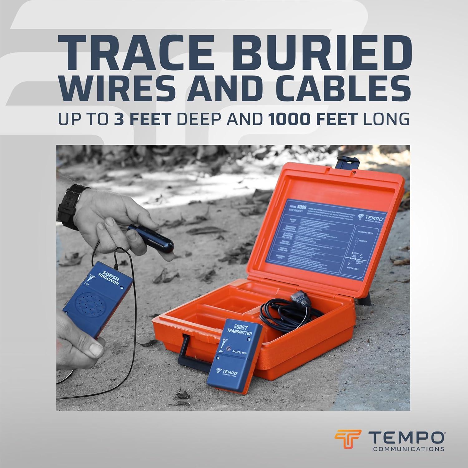 Localizador de Cables Tempo 508S-G - Precisión hasta 0.91m