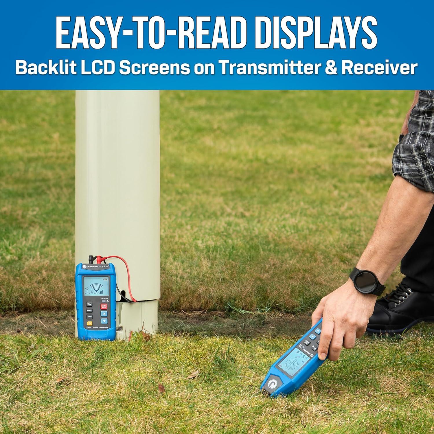 Localizador de Cables Jonard Tools WCT-700 2.13 m Subterráneo