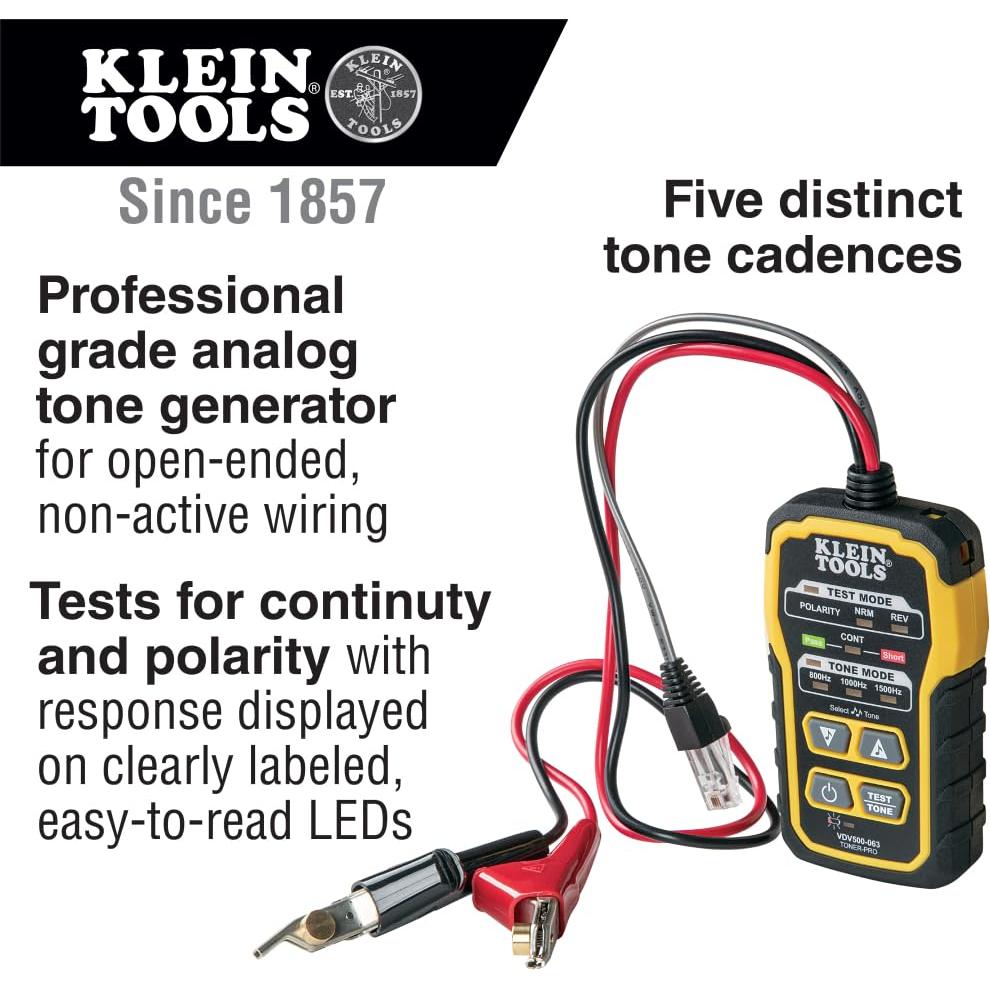 Klein Tools VDV500-820 Kit Generador de Tonos y Sonda Analógica