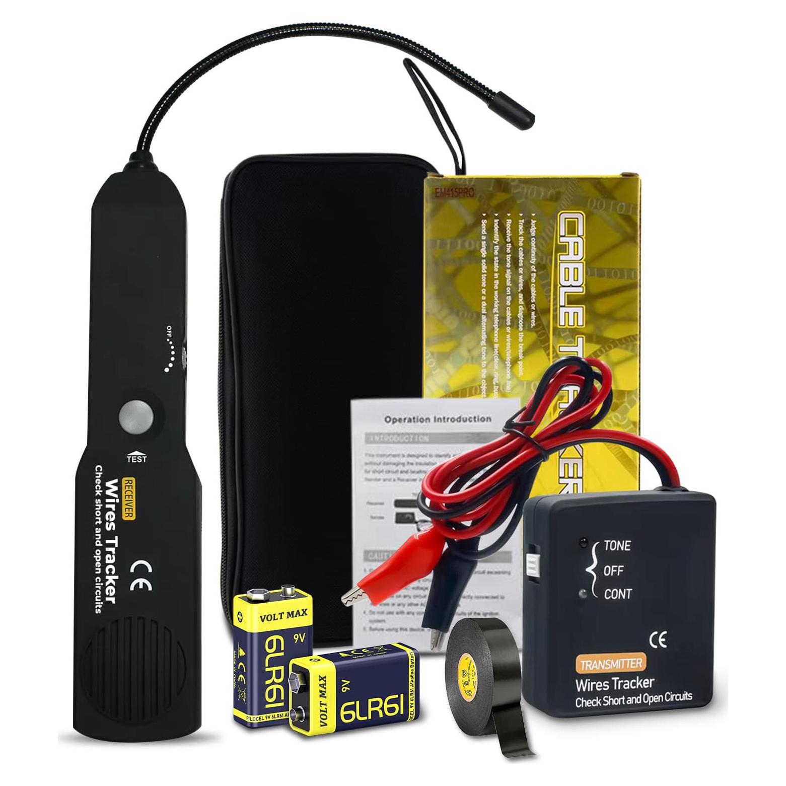 Localizador de Circuitos Automotriz CrysGuard EM415PRO 6-42V DC