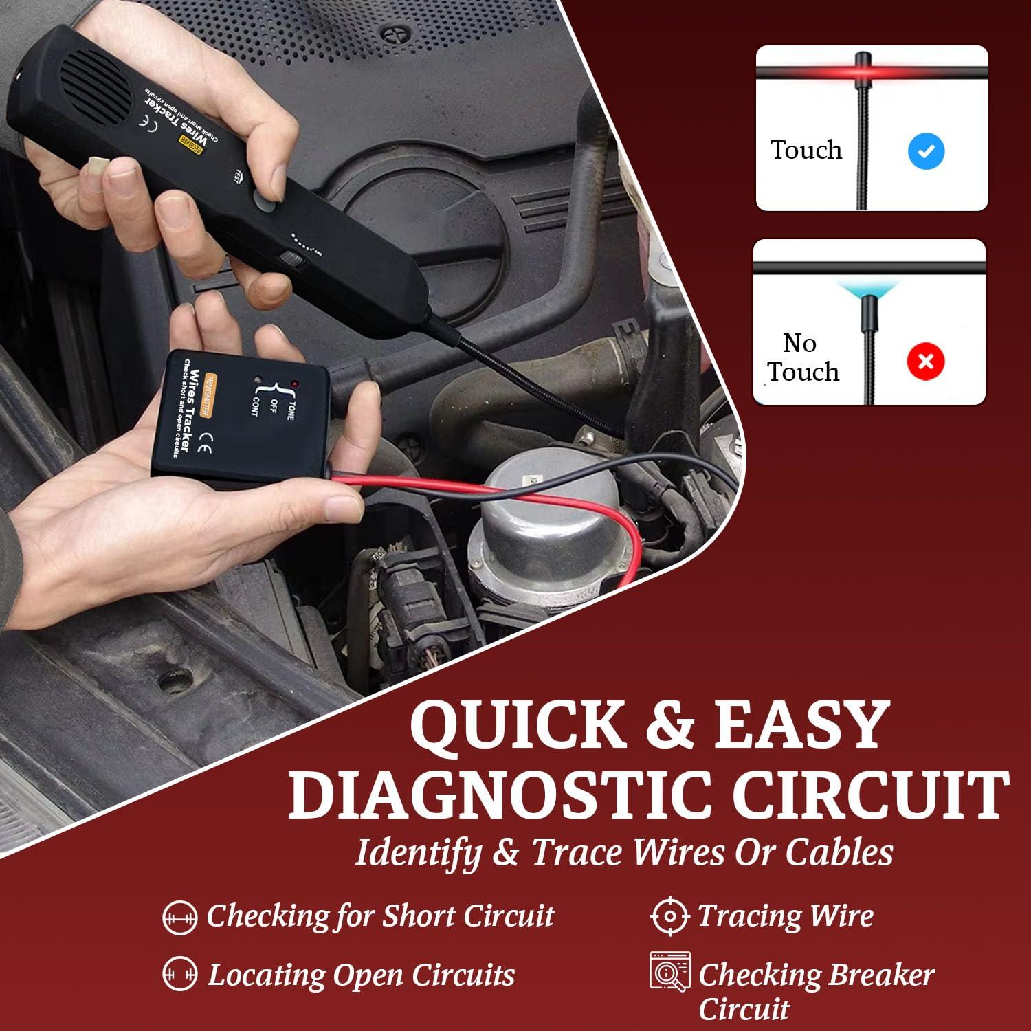 Localizador de Circuitos Automotriz CrysGuard EM415PRO 6-42V DC
