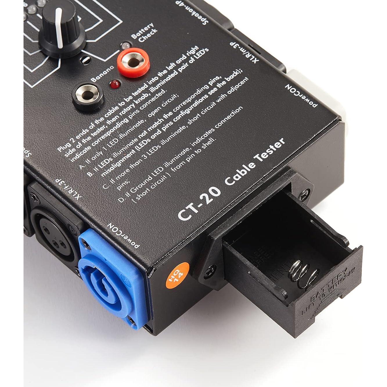 Probador de Cable de Audio MFL MF-CT20 15-en-1 LED