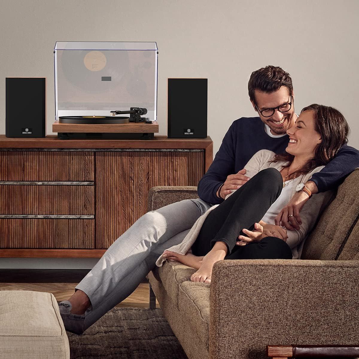 Tocadiscos Bluetooth Angels Horn H00501 con Altavoces Estéreo