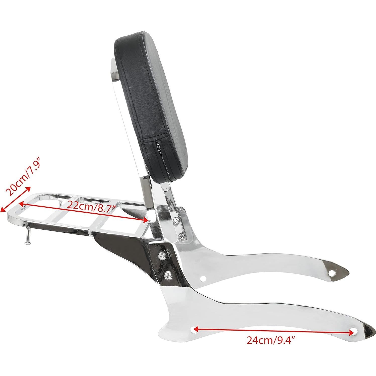 Respaldo Sissy Bar Cromado SWESGI para Yamaha VStar 1100 2000-2011