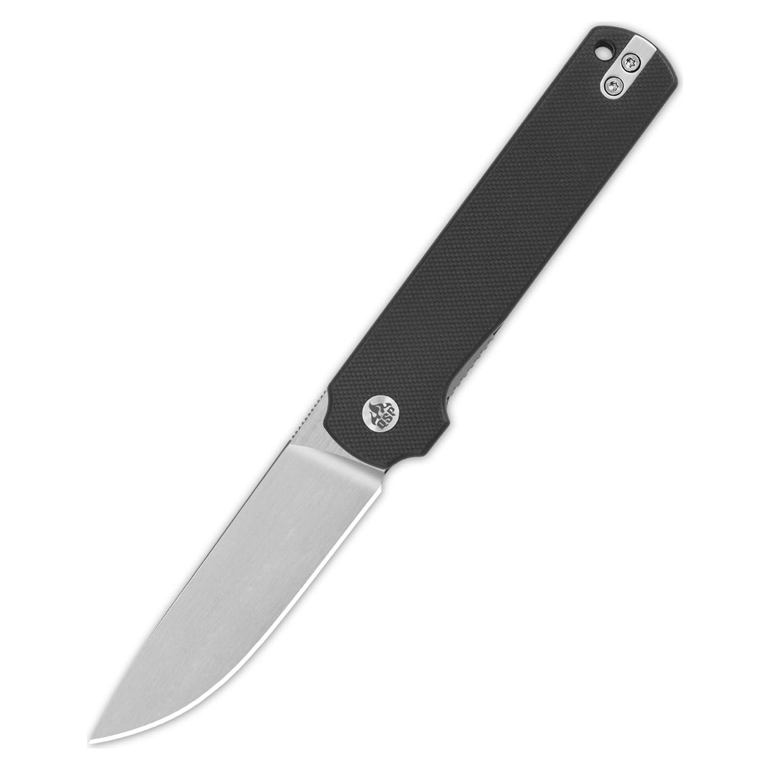 Cuchillo de bolsillo QSP Lark, hoja 8 cm Sandvik, G10 negro