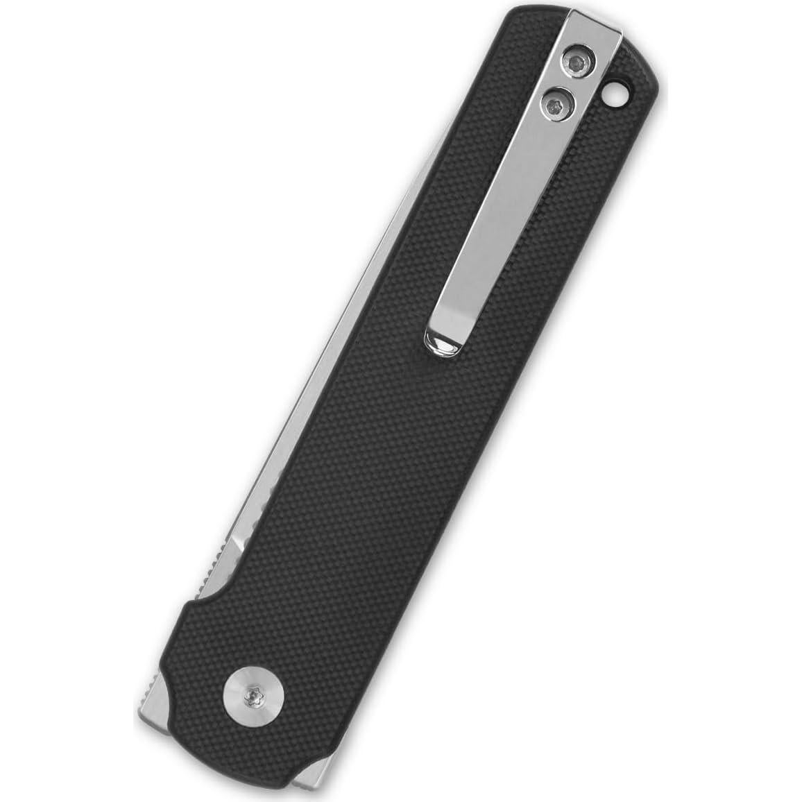 Cuchillo de bolsillo QSP Lark, hoja 8 cm Sandvik, G10 negro