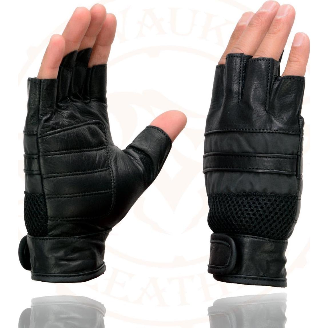 Guantes sin Dedos Milwaukee Leather 5X-Large con Gel